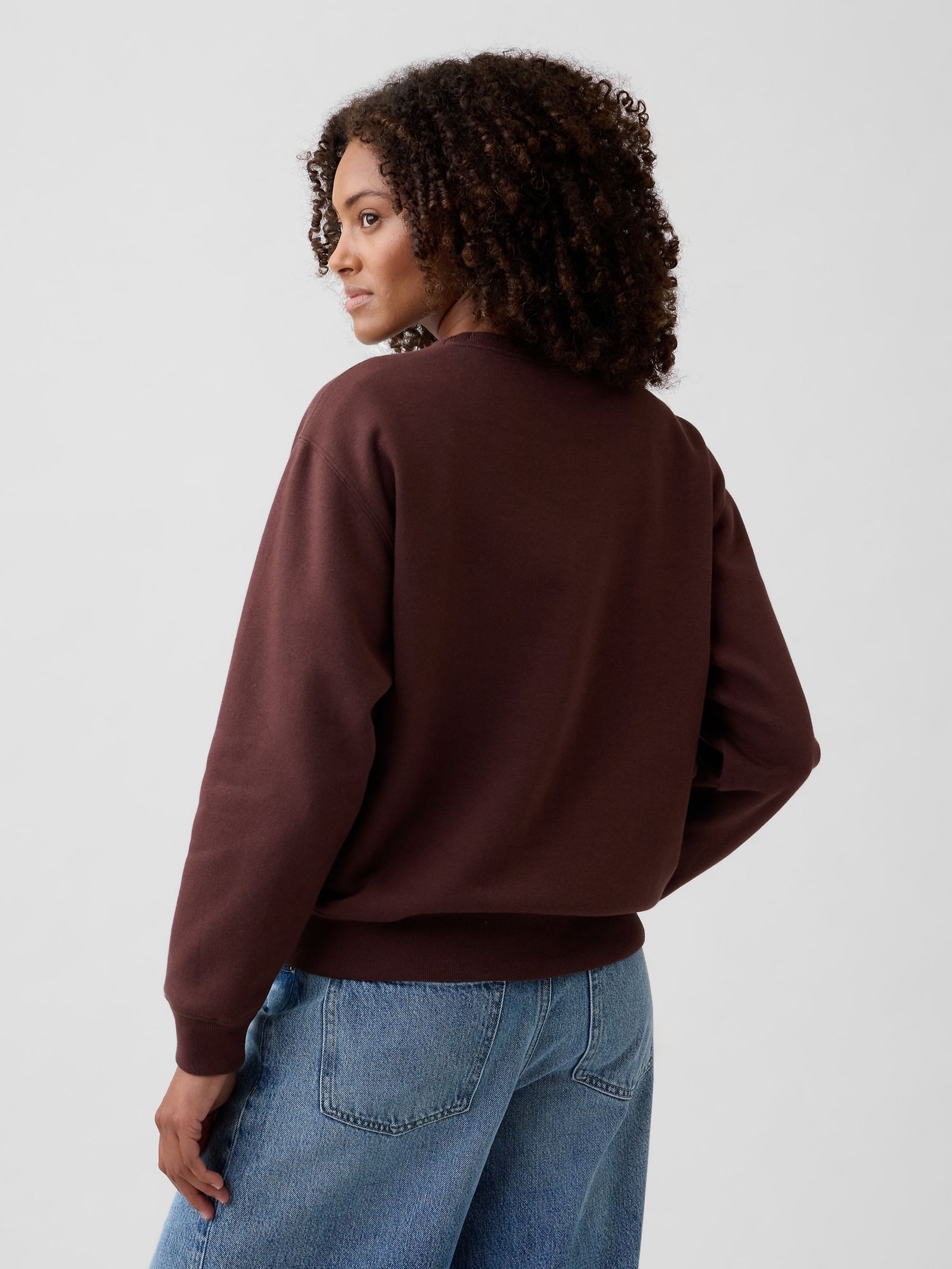 Brown/Blue Logo Sweatshirt - Image 2 of 5 Brown/Blue Logo Sweatshirt - Image 2 of 5