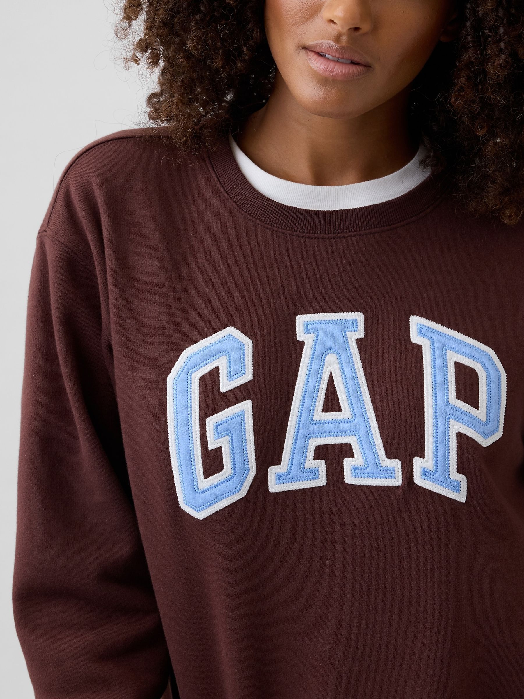 Brown/Blue Logo Sweatshirt - Image 4 of 5