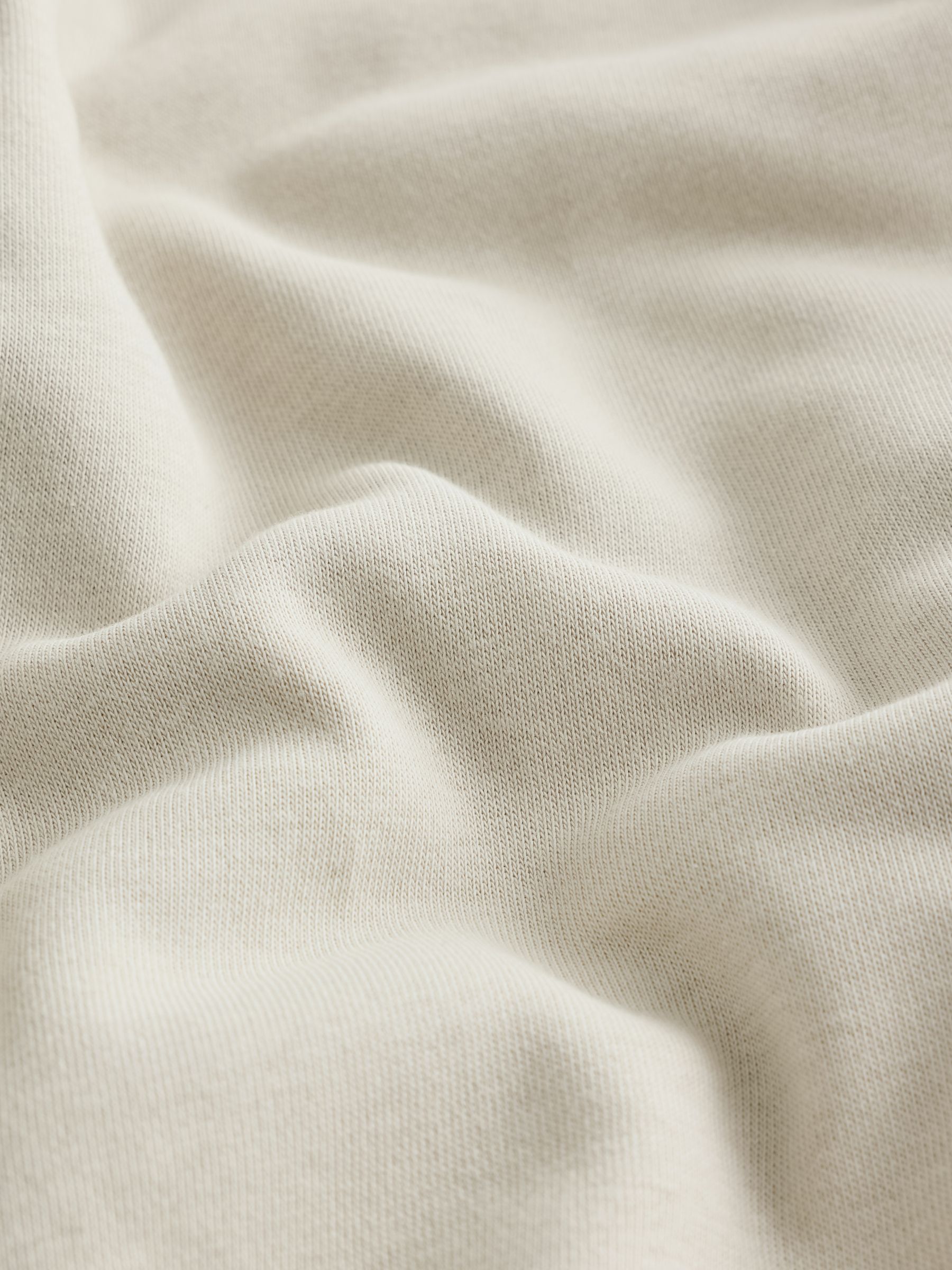 Beige Relaxed Logo Sherpa-Lined Zip-Up Hoodie - Image 4 of 4