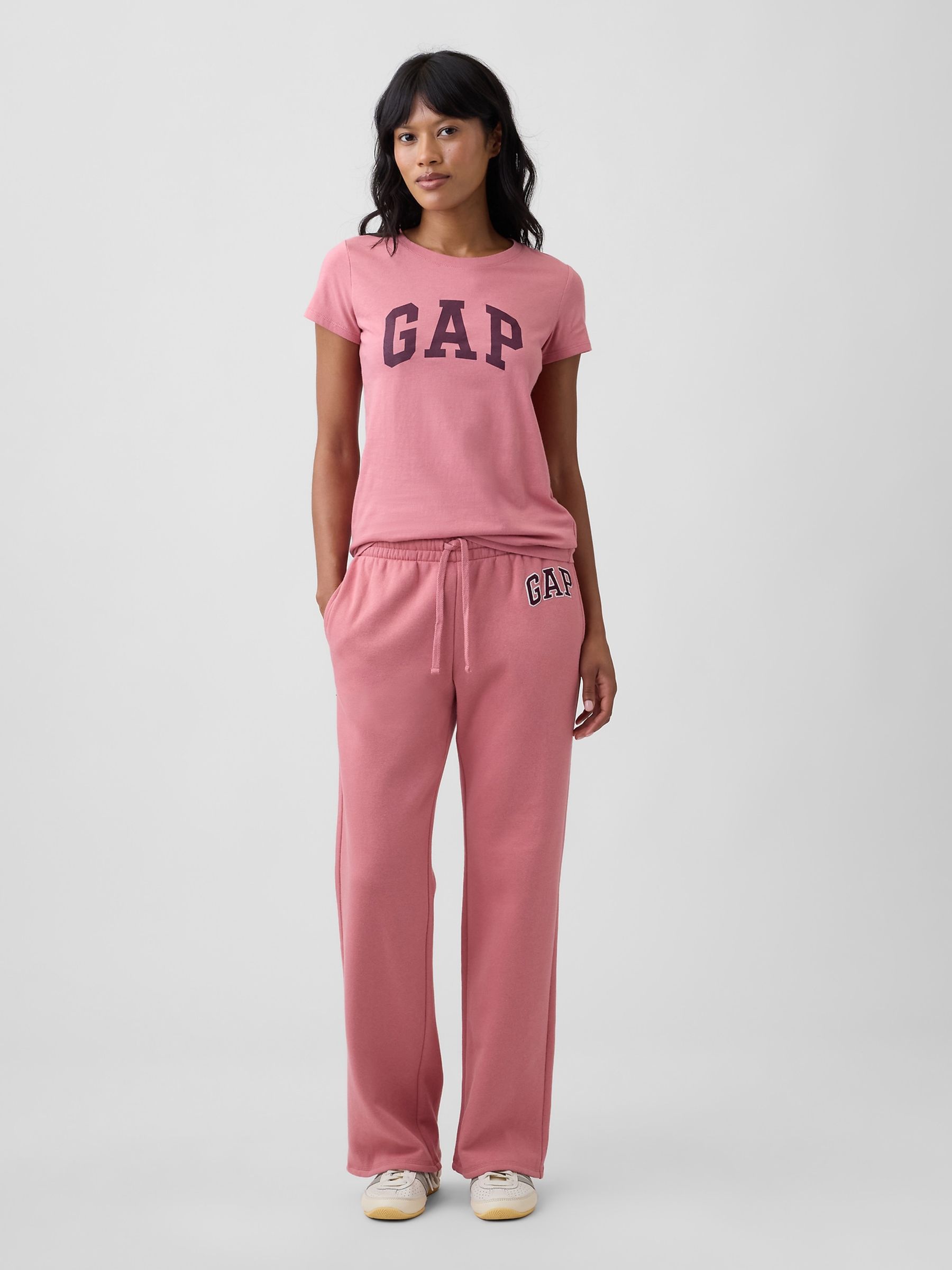 Pink/Burgundy Logo Short Sleeve T-Shirt - Image 3 of 5