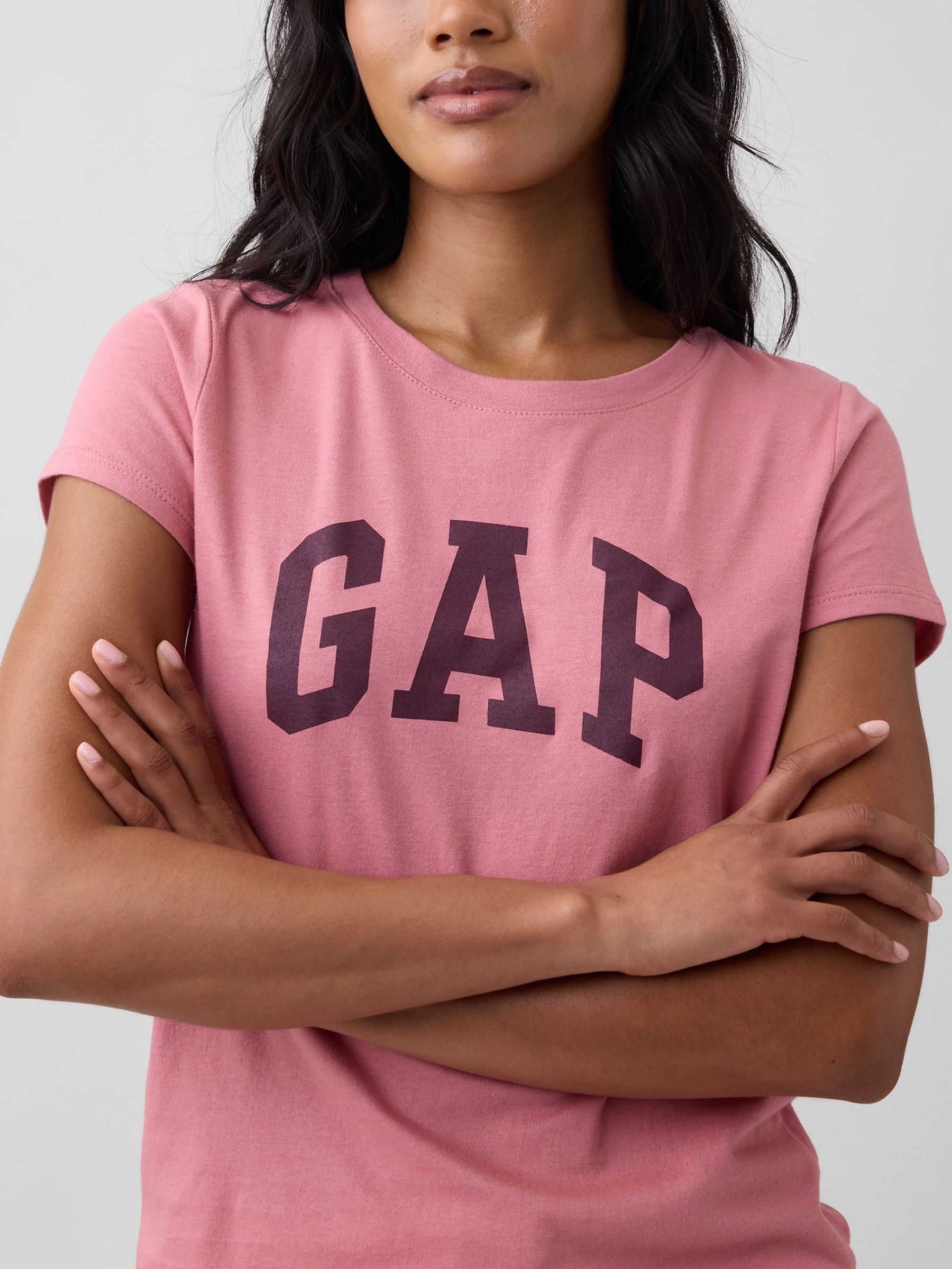 Pink/Burgundy Logo Short Sleeve T-Shirt - Image 4 of 5