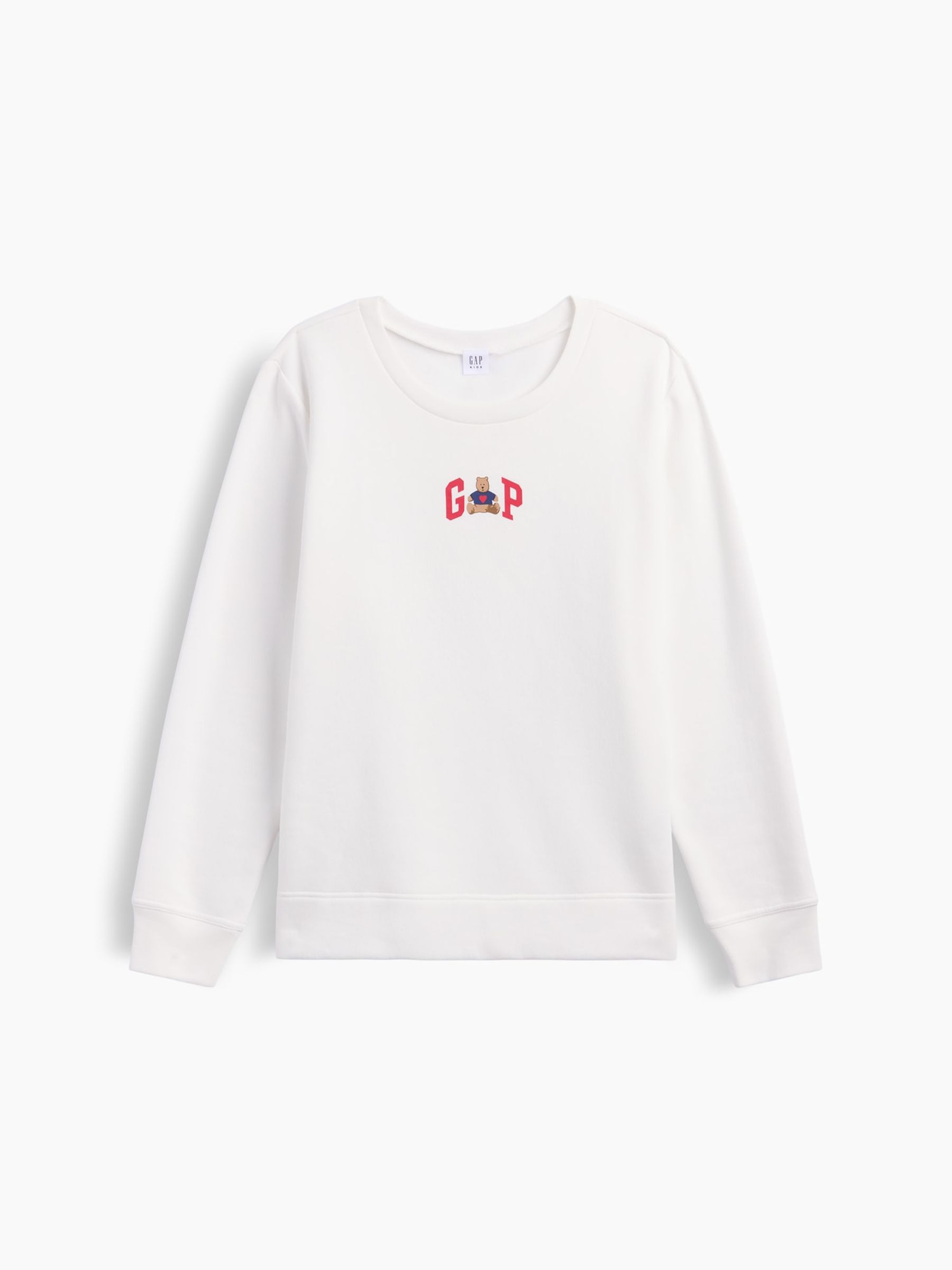 White Brannan Bear Relaxed Logo Sweatshirt - Image 5 of 5