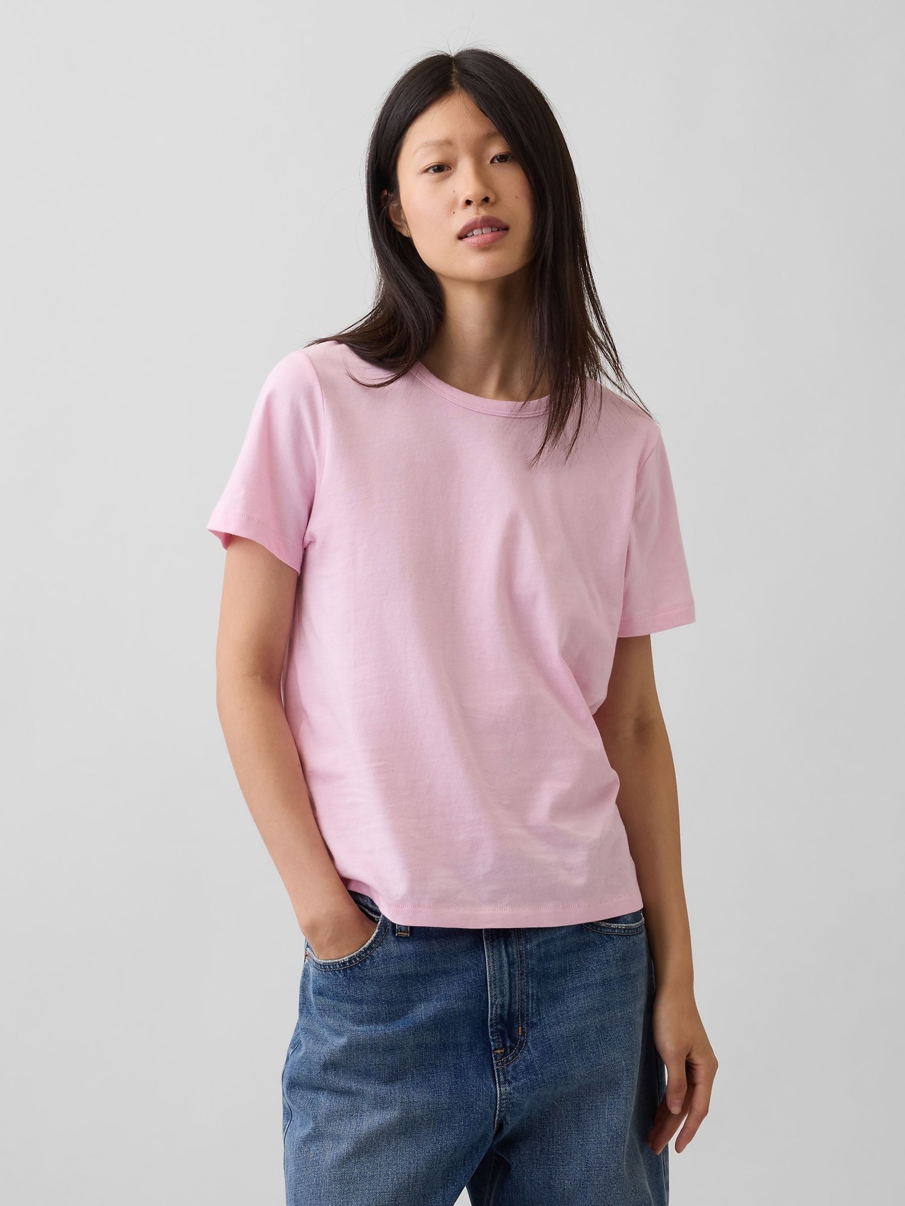 Light Pink Vintage Soft Short Sleeve T-Shirt - Image 1 of 3