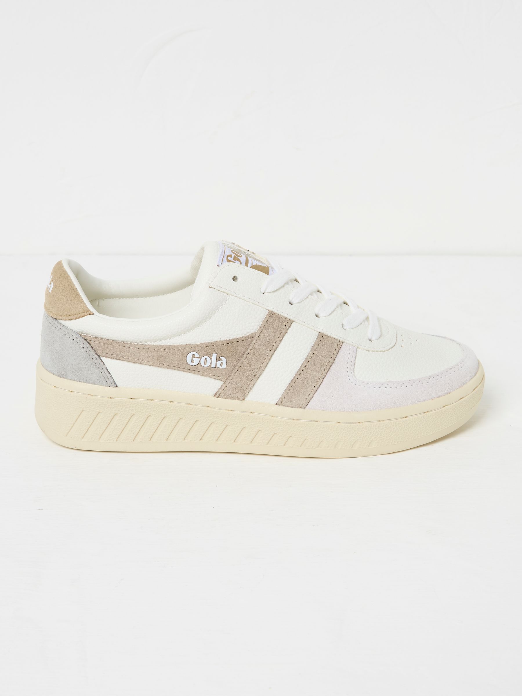 Light Grey Grandslam Trident Trainers | FatFace USA