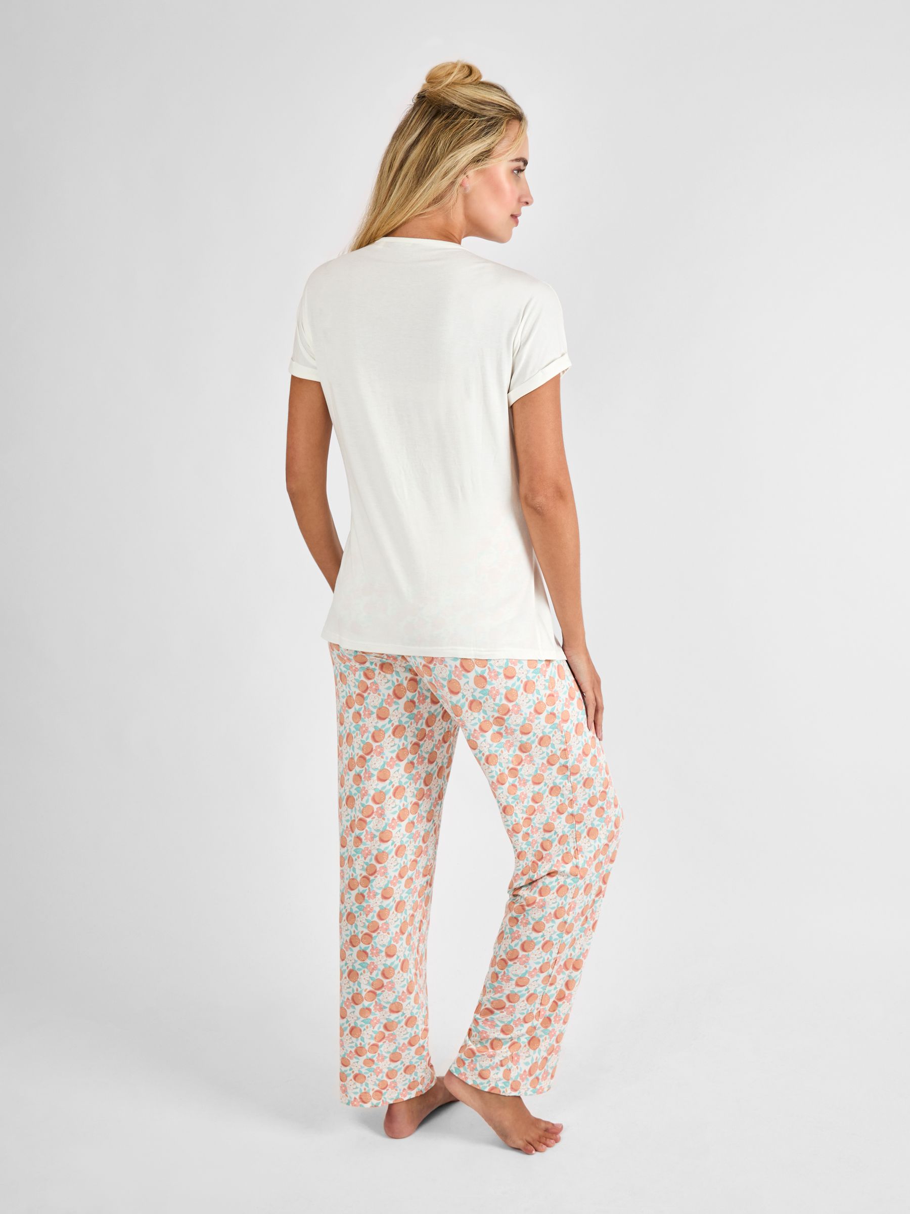 Pink Peachy Maternity and Nursing Jersey Pyjamas Set - Image 3 of 7