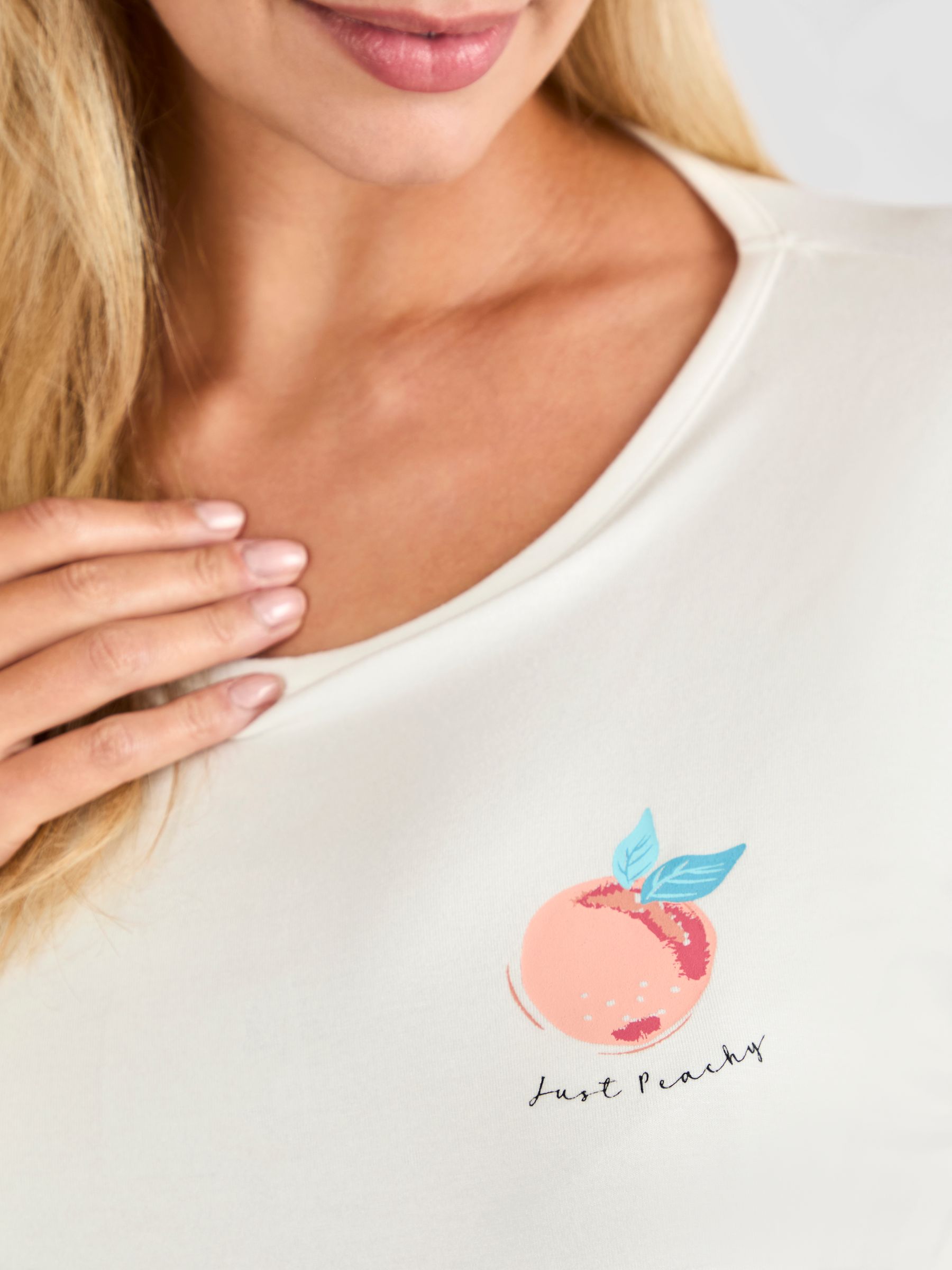 Pink Peachy Maternity and Nursing Jersey Pyjamas Set - Image 5 of 7