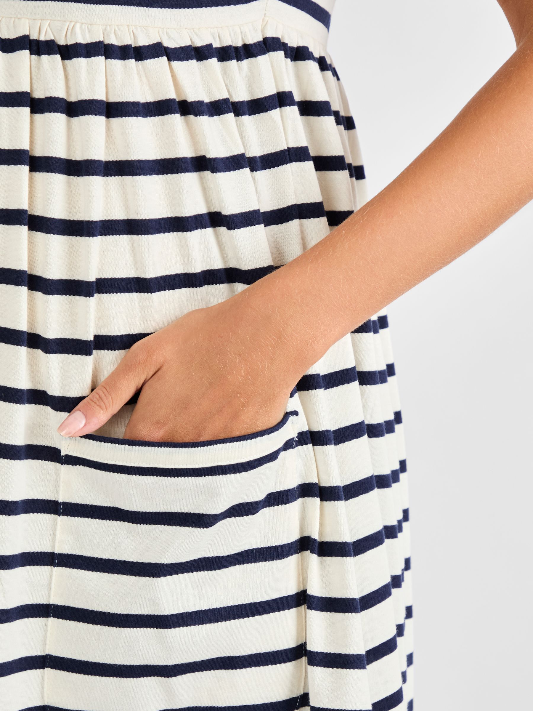 Ecru Pocket Maternity T-Shirt Dress - Image 5 of 5