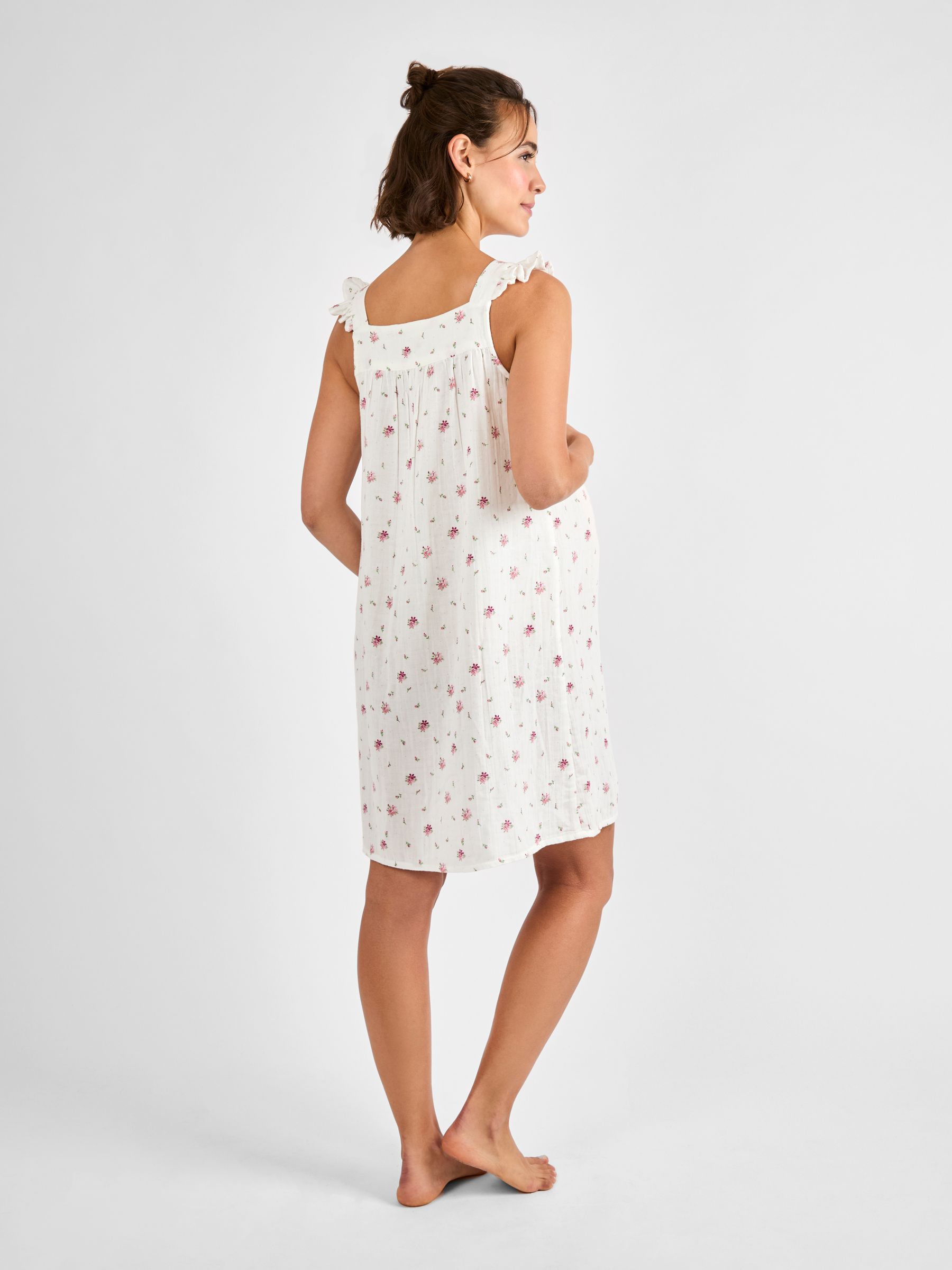 Cream Floral Maternity Nightdress - Image 2 of 4