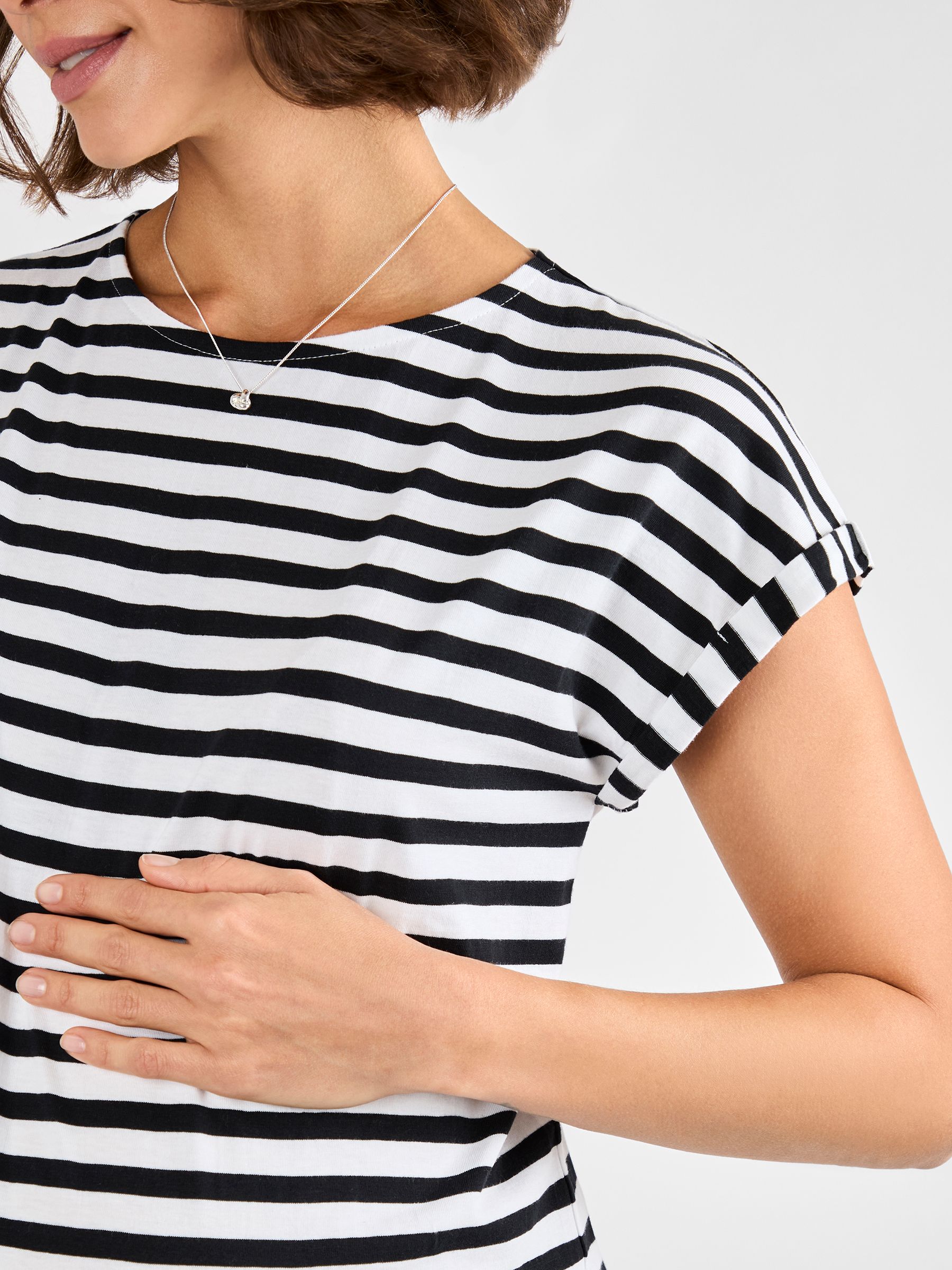 White Maternity Midi T-Shirt Dress - Image 4 of 4