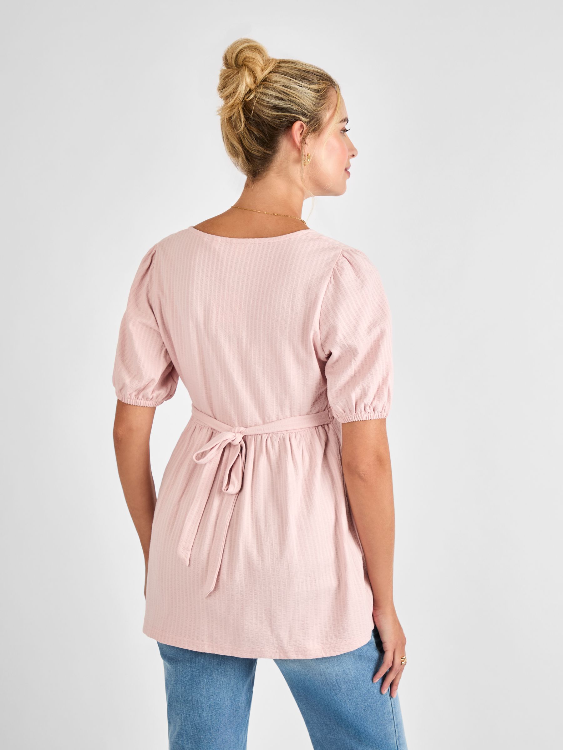 Rose Short Sleeve Maternity Jersey Top - Image 2 of 4