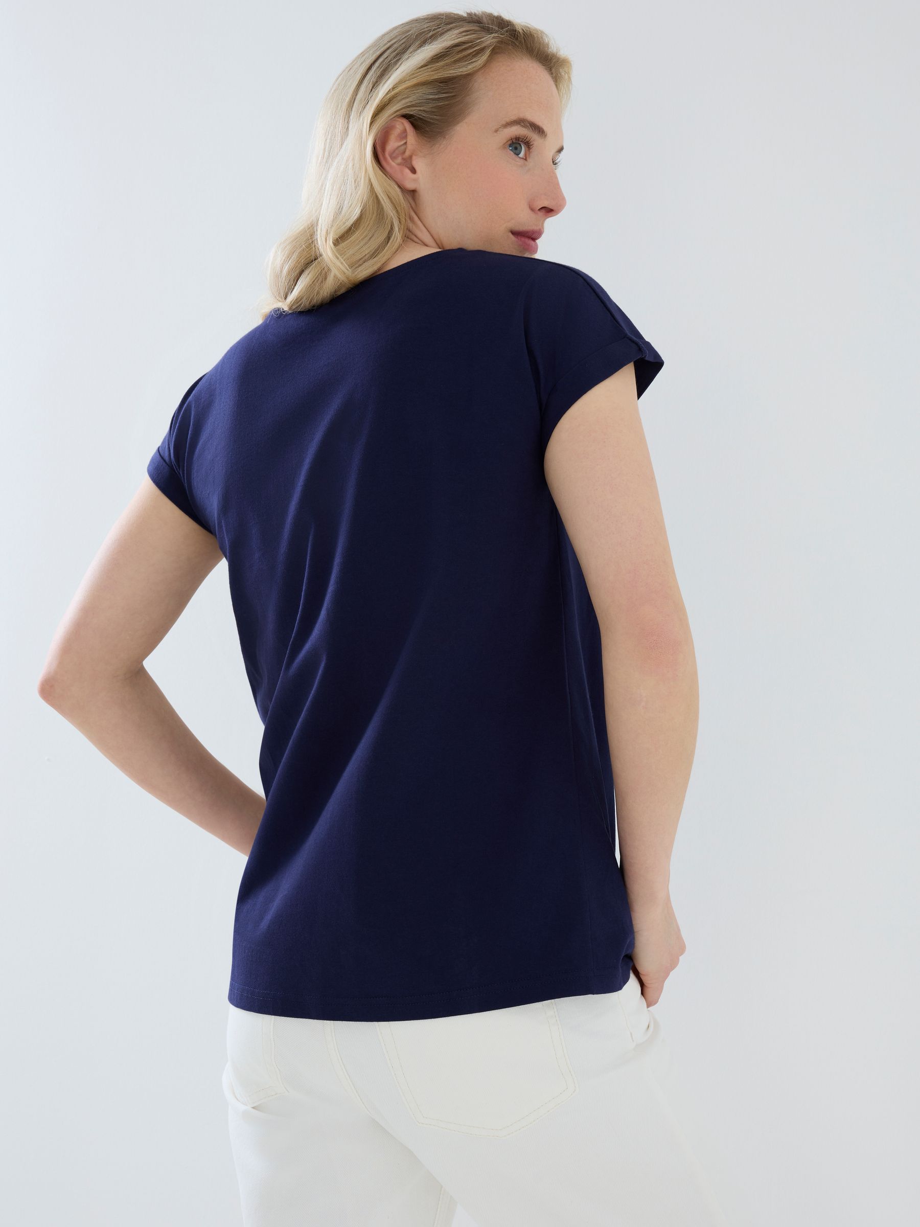 Midnight Maternity Boyfriend 100% Cotton T-Shirts 3 Pack - Image 4 of 9