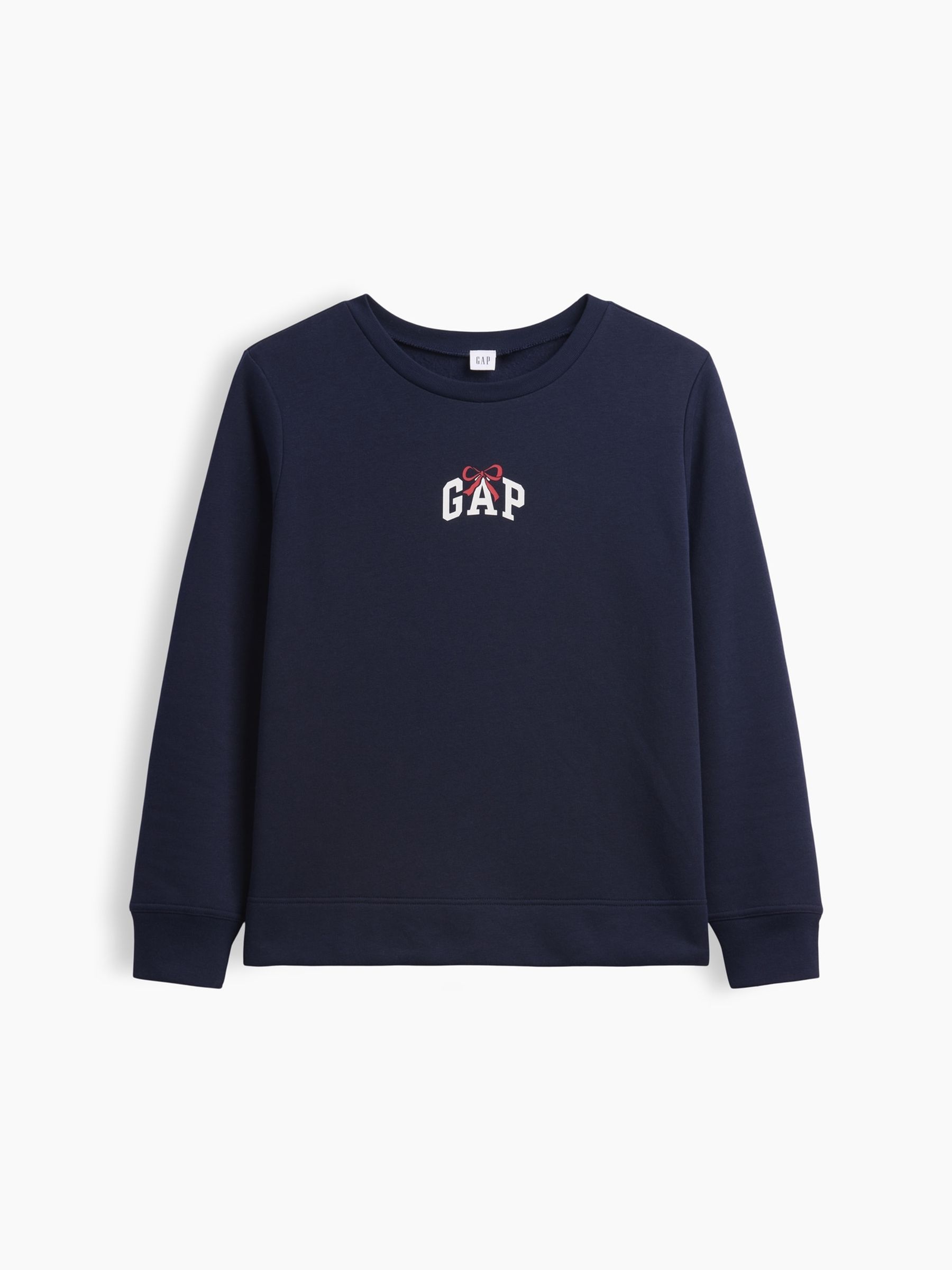 Navy Bow Relaxed Logo Sweatshirt - Image 5 of 5