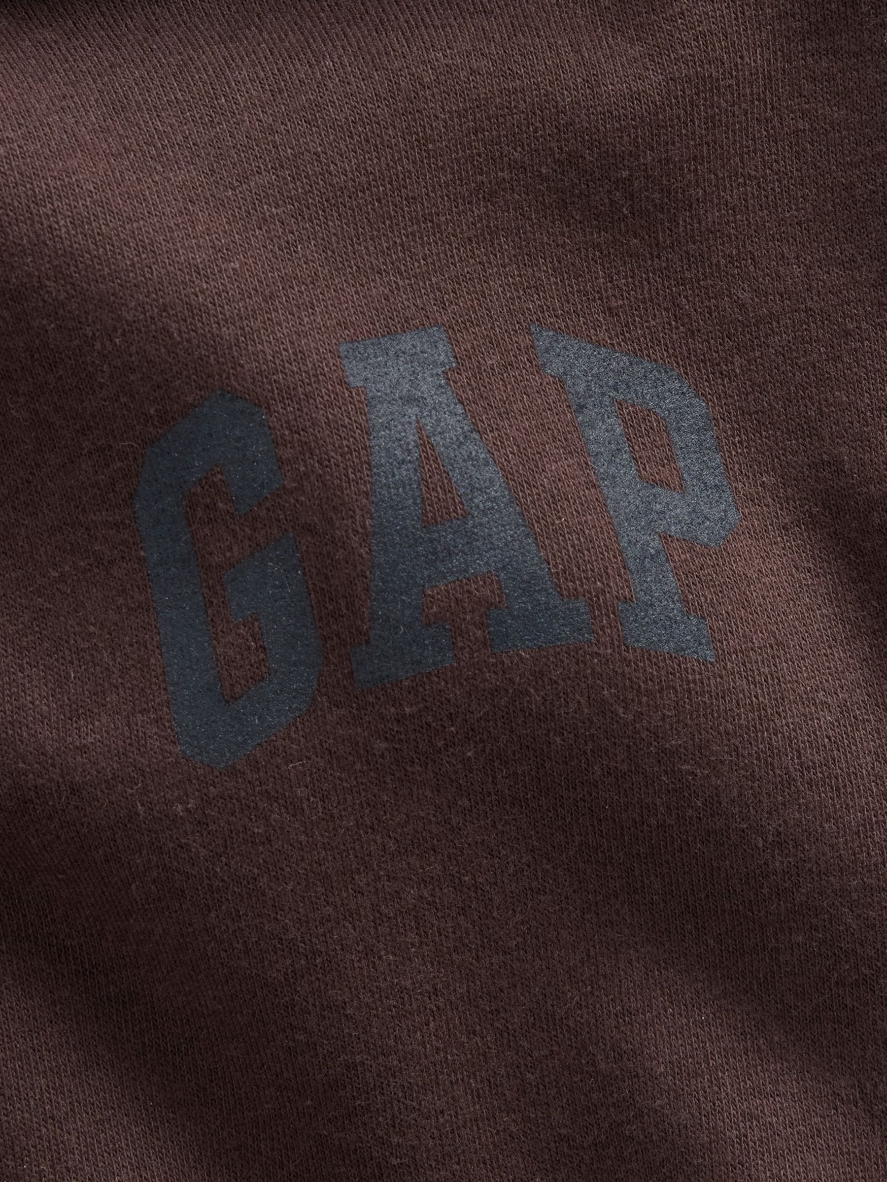 Brown VinstageSoft Crop Logo Hoodie - Image 2 of 2 Brown VinstageSoft Crop Logo Hoodie - Image 2 of 2