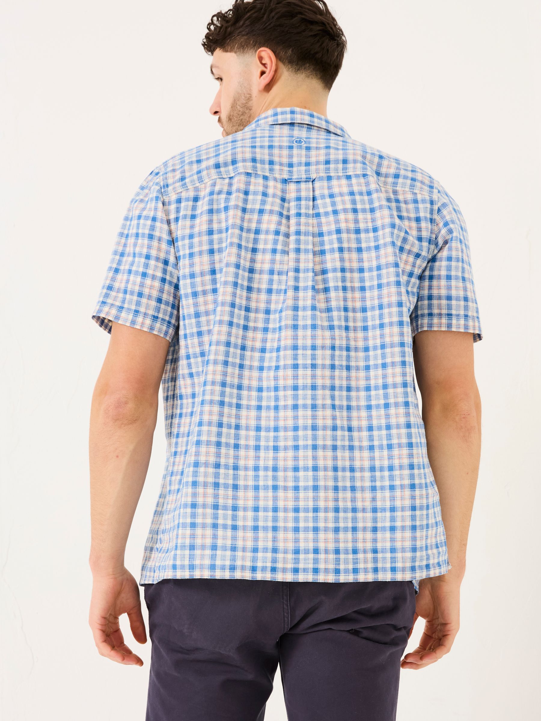 Blue Short Sleeve Conwy Check Shirt - Image 2 of 5