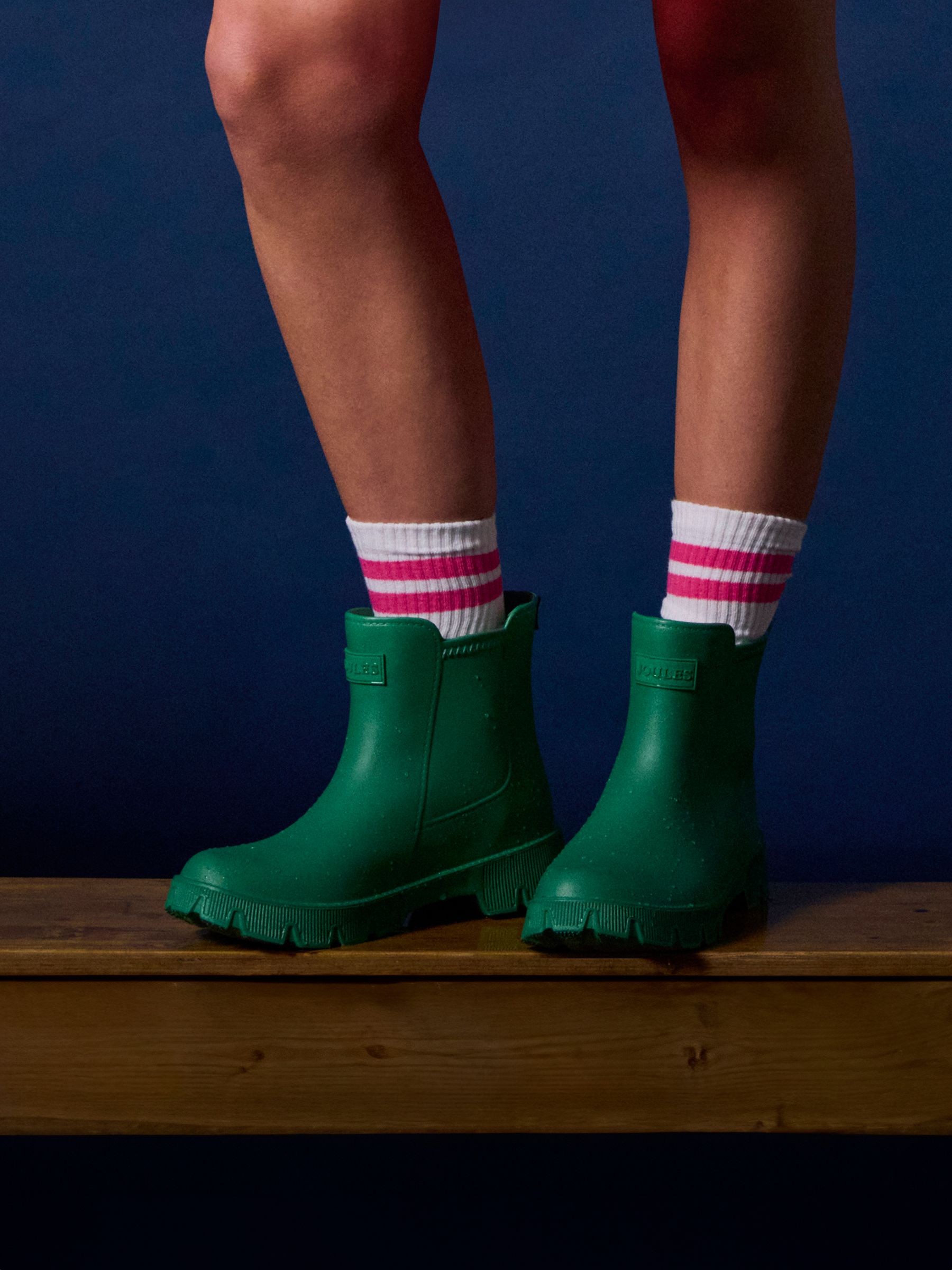 Raindance Green Lightweight EVA Ankle Wellies Joules