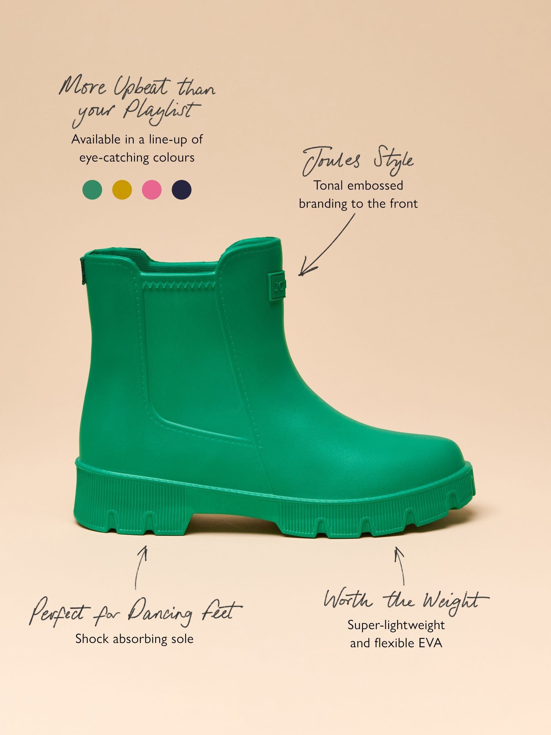 Raindance Green Lightweight Ankle Wellies - Image 9 of 10