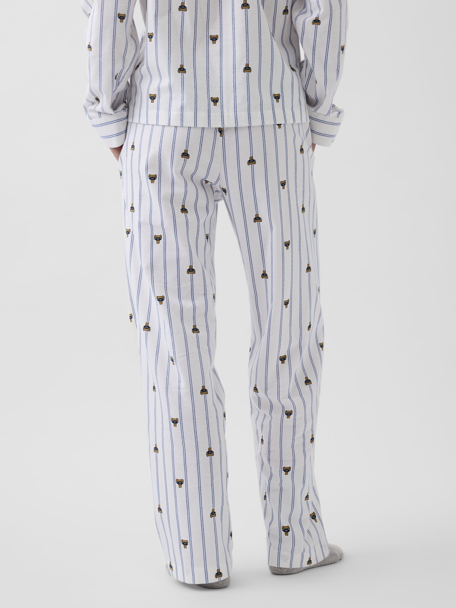 Brannan Bear Stripe Softest Flannel Pyjama Bottoms - Image 5 of 5