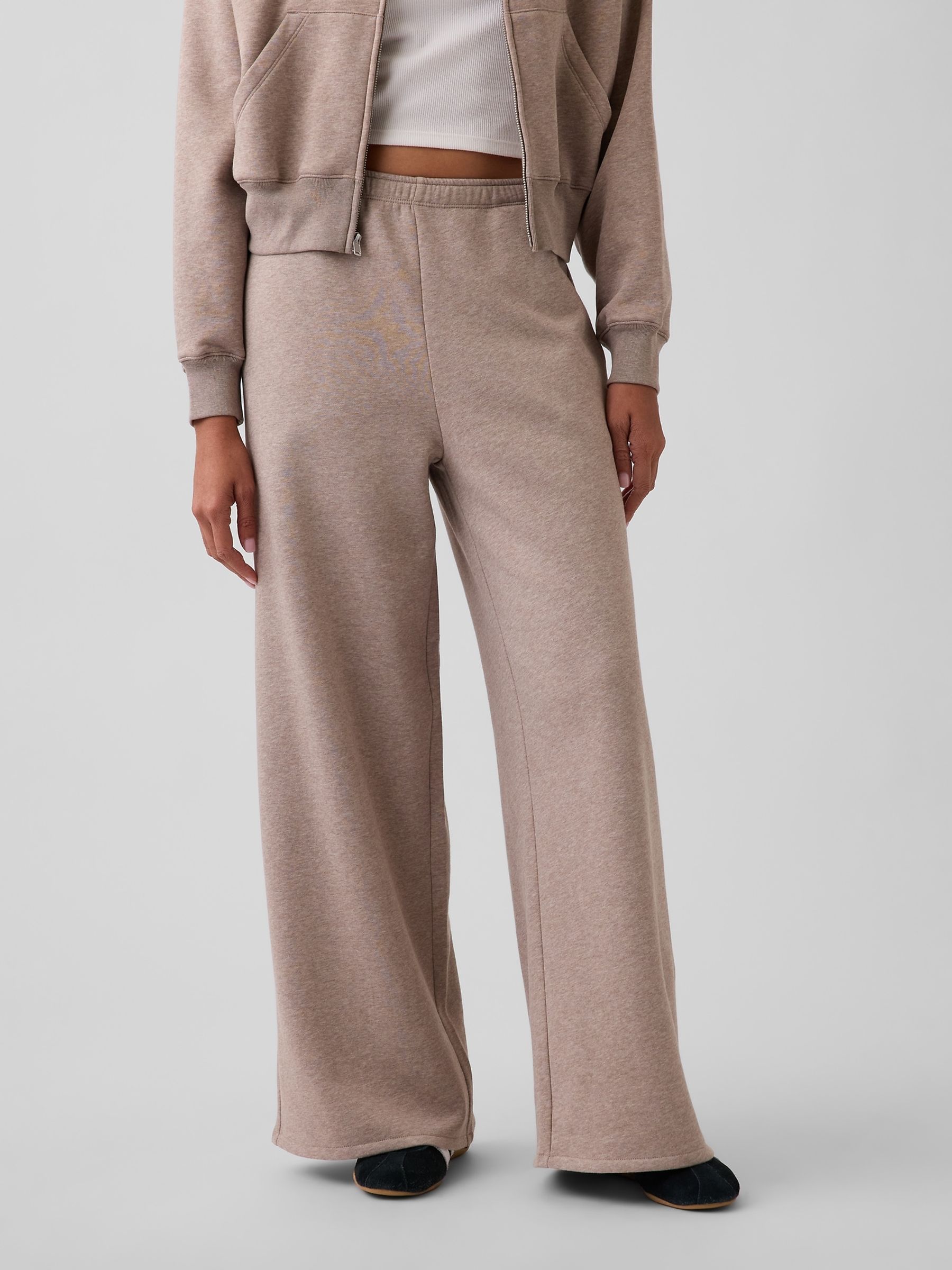 Brown Vintage Soft Baggy Wide-Leg Joggers - Image 1 of 5
