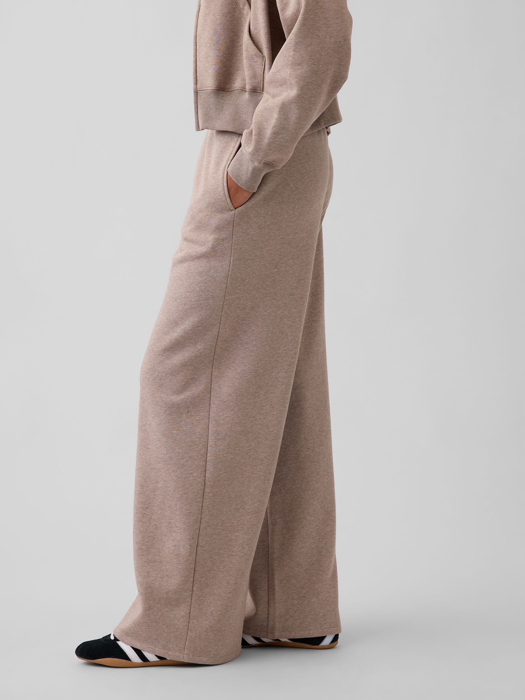 Brown Vintage Soft Baggy Wide-Leg Joggers - Image 3 of 5