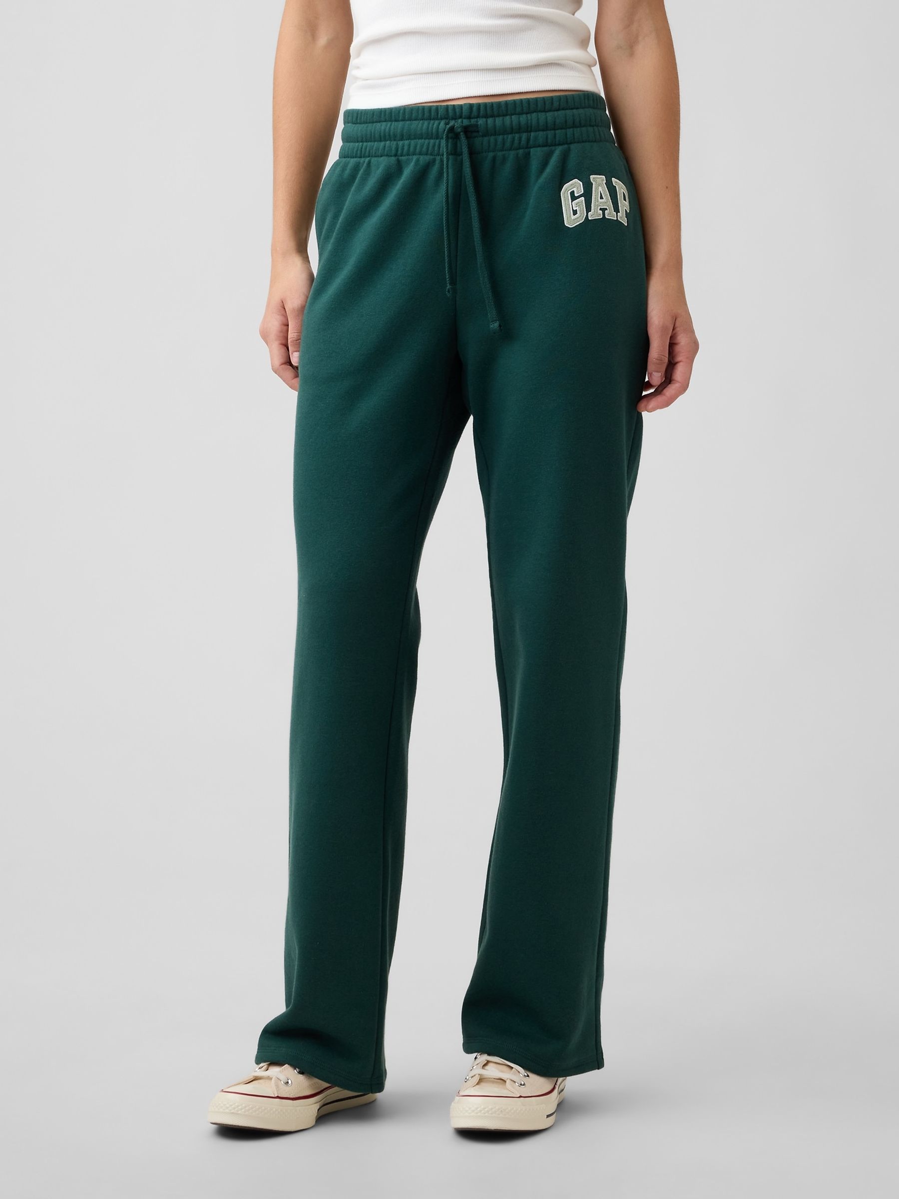 Green Logo Straight Joggers - Image 1 of 5 Green Logo Straight Joggers - Image 1 of 5