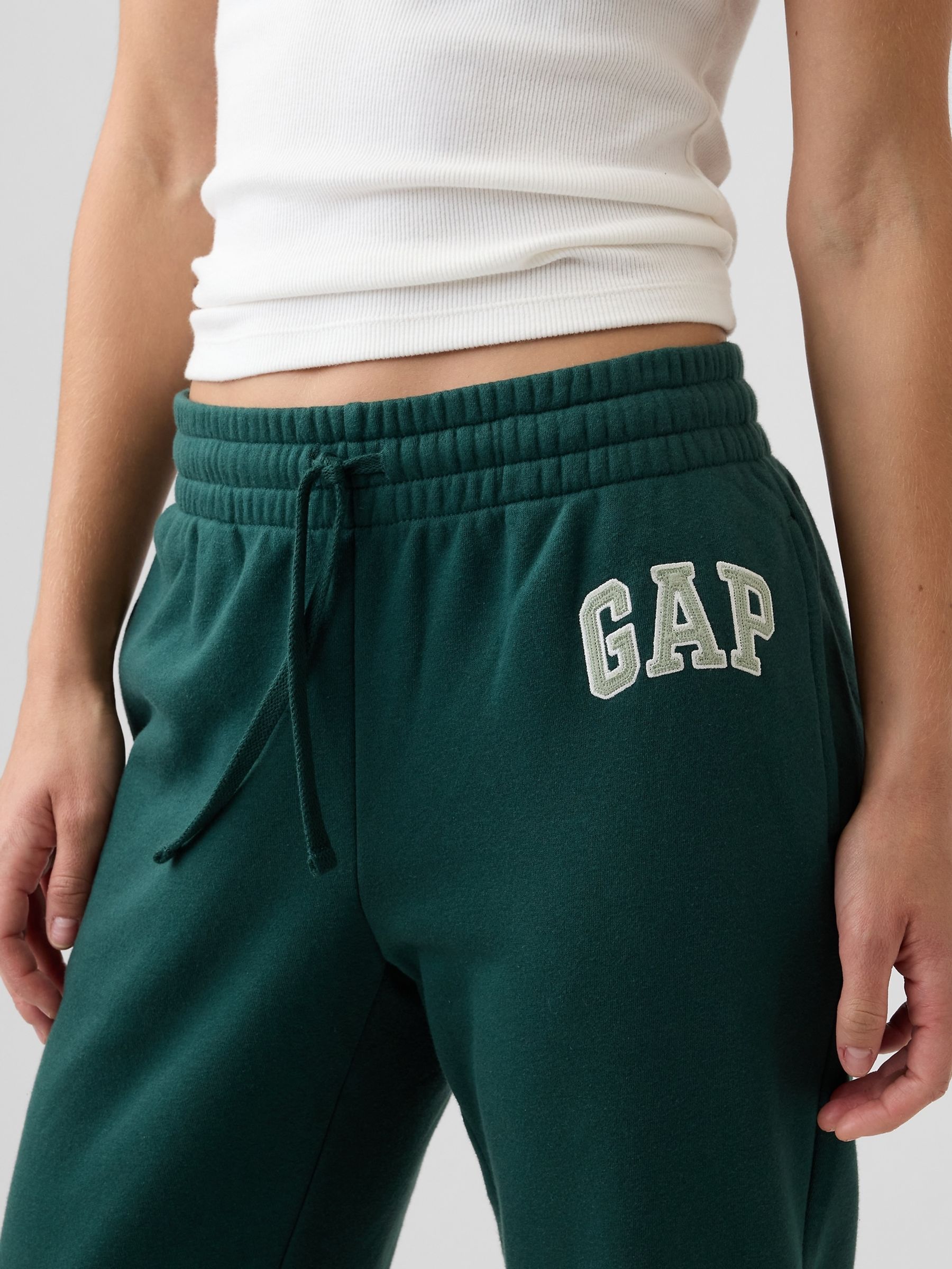 Green Logo Straight Joggers - Image 3 of 5