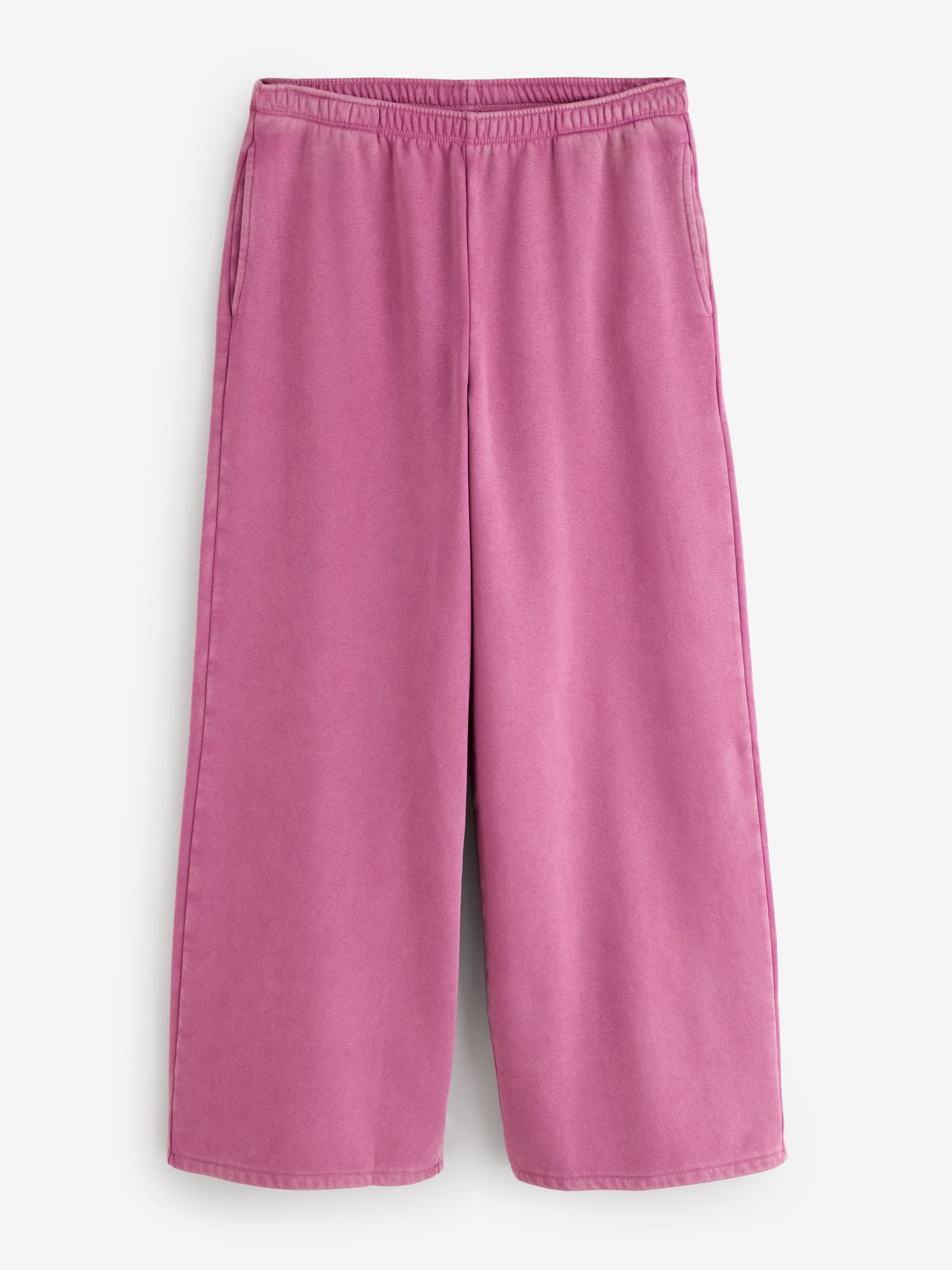 Plum Pink Vintage Soft Baggy Wide-Leg Joggers - Image 1 of 4 Plum Pink Vintage Soft Baggy Wide-Leg Joggers - Image 1 of 4