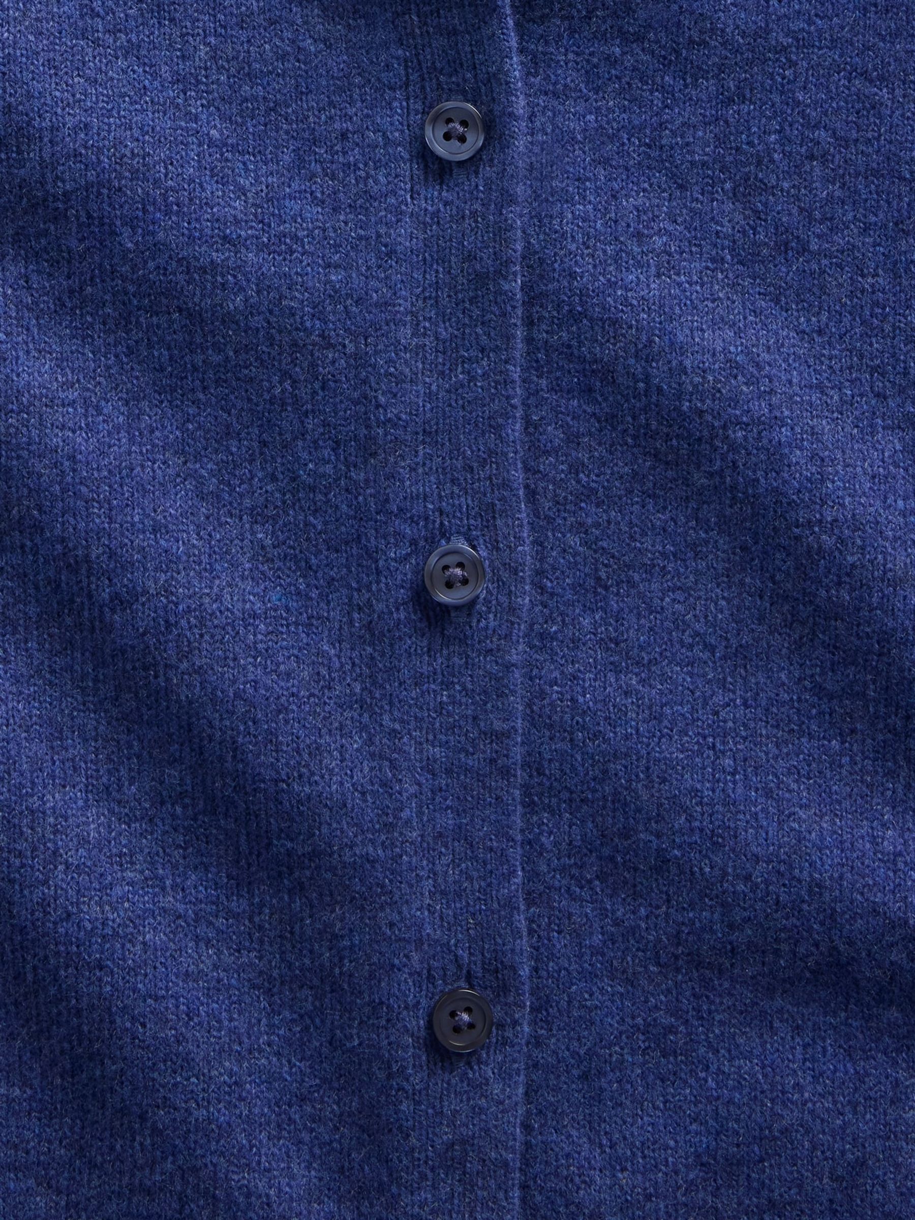Blue CashSoft Crop Cardigan - Image 4 of 4 Blue CashSoft Crop Cardigan - Image 4 of 4