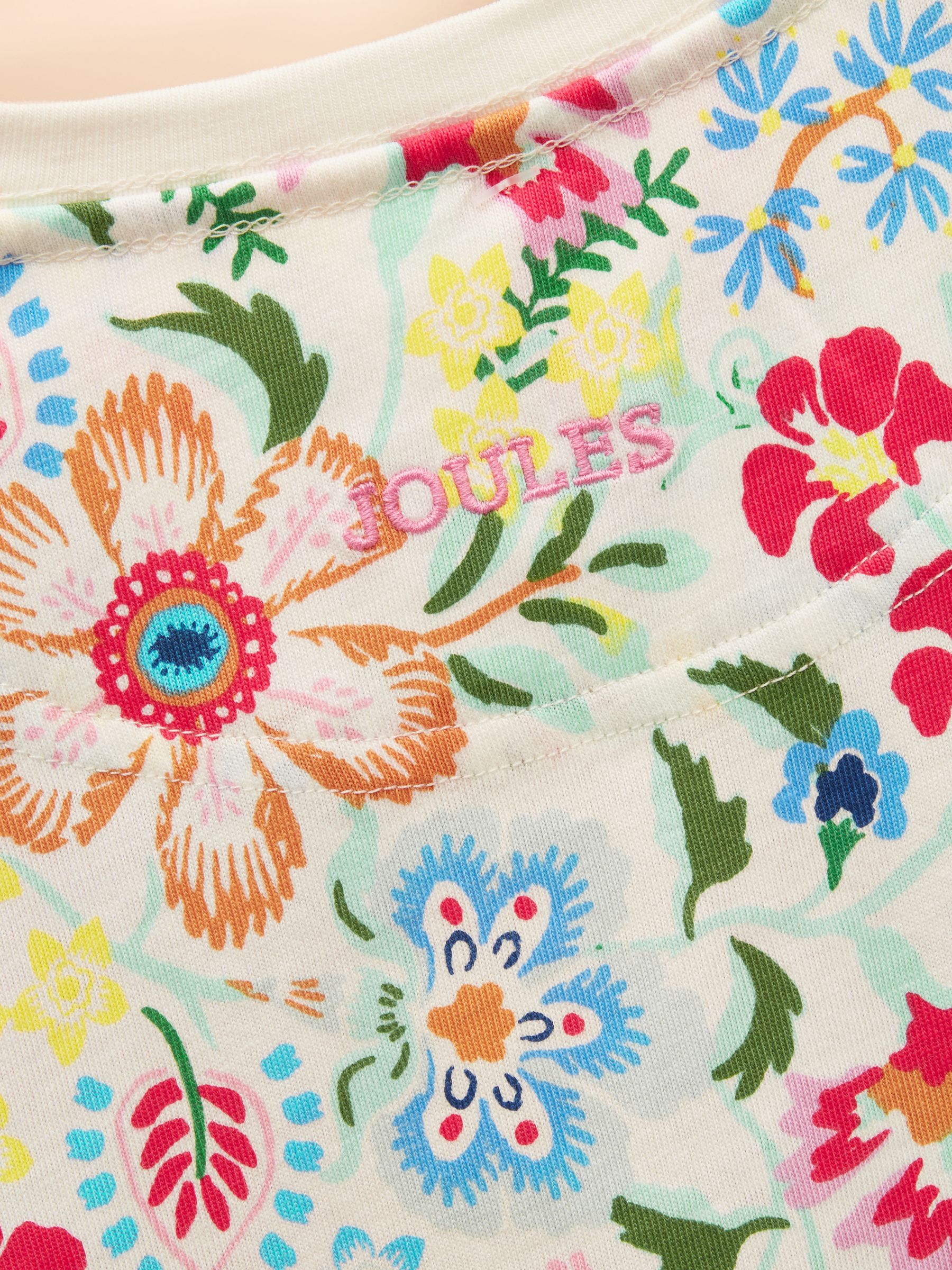 Let's Go Multi Floral Short Sleeve T-Shirt - Image 3 of 4