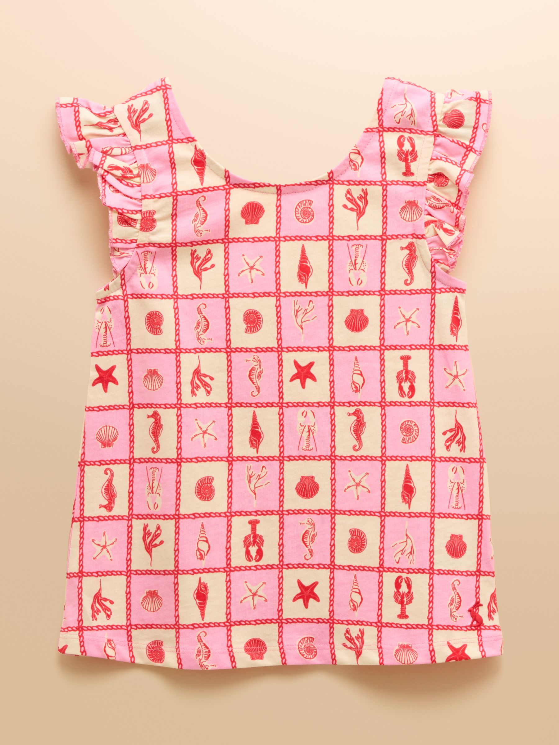 Butterfly Pink Frill Sleeve Vest - Image 1 of 5