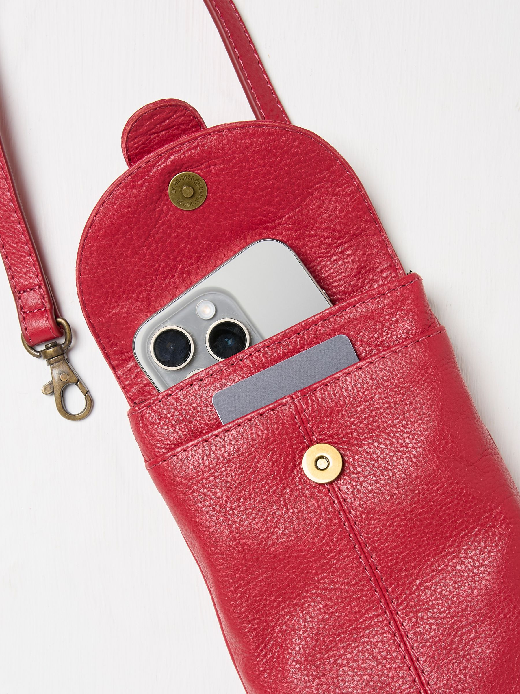Red Clara Phone Bag - Image 2 of 4