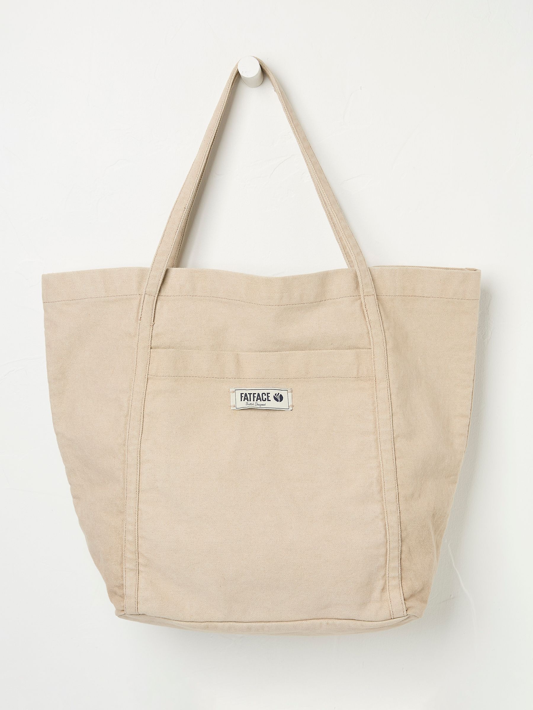 Astrid Stone Pocket 100% Cotton Tote Bag - Image 1 of 2