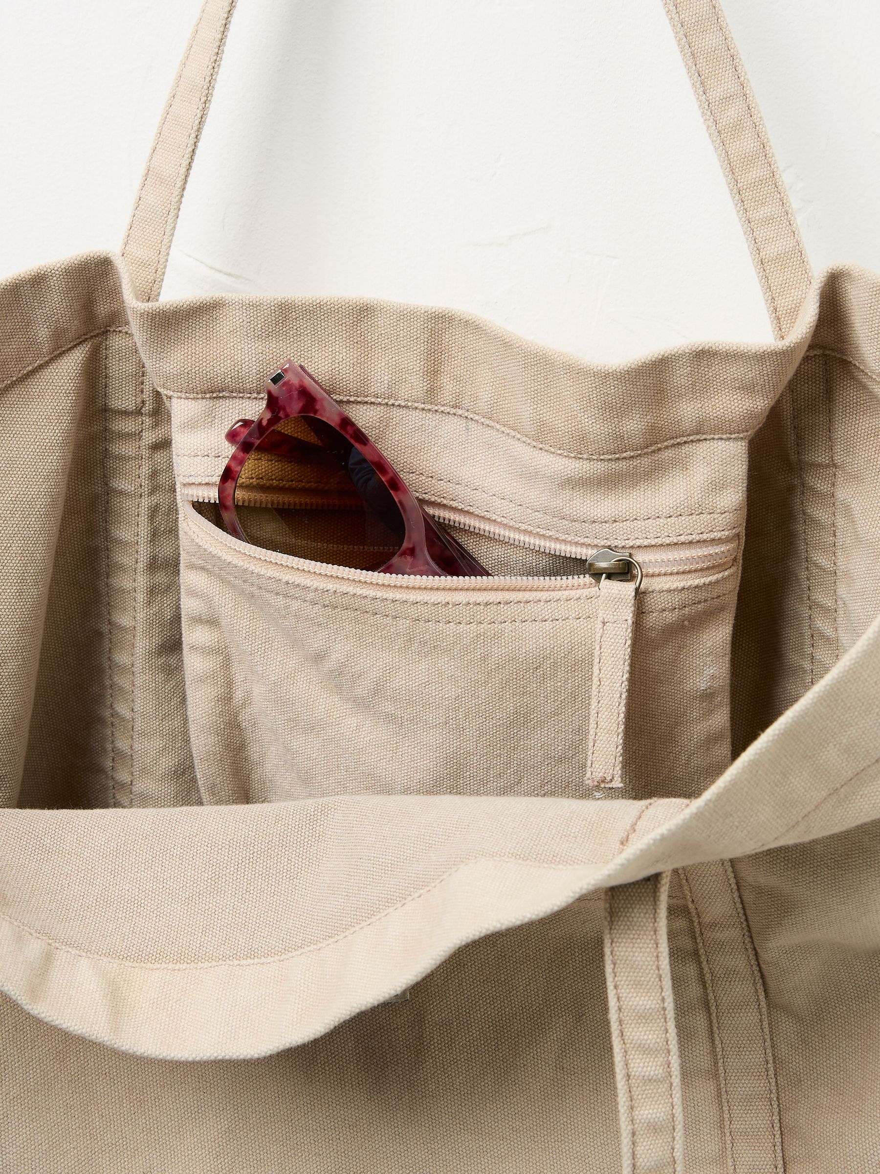 Astrid Stone Pocket 100% Cotton Tote Bag - Image 2 of 2