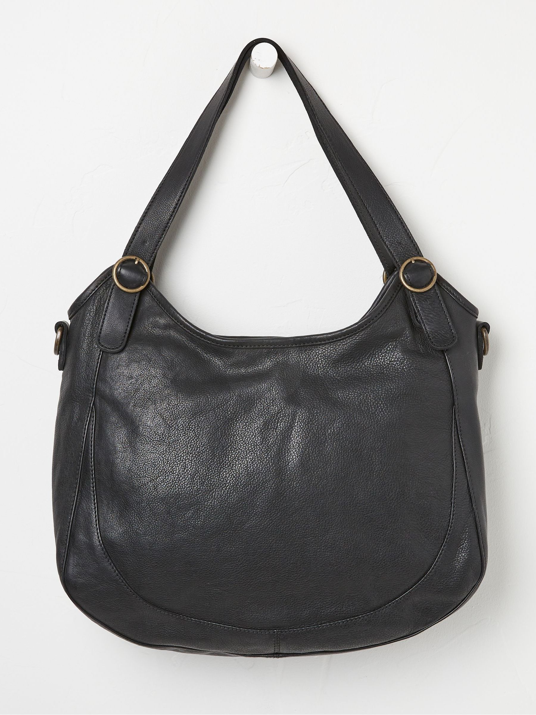 Tabitha Black Leather Tote Bag - Image 1 of 3