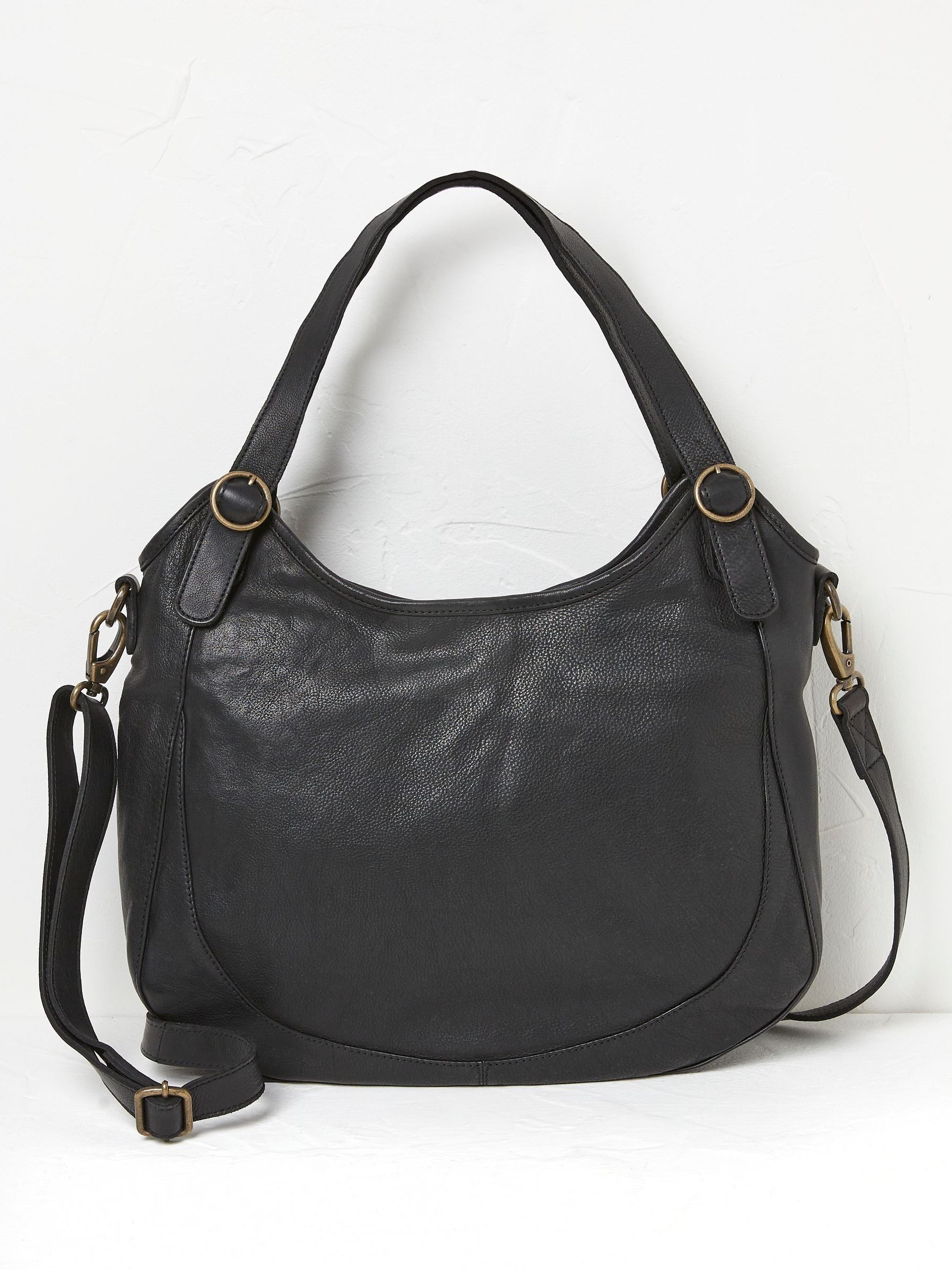 Tabitha Black Leather Tote Bag - Image 2 of 3