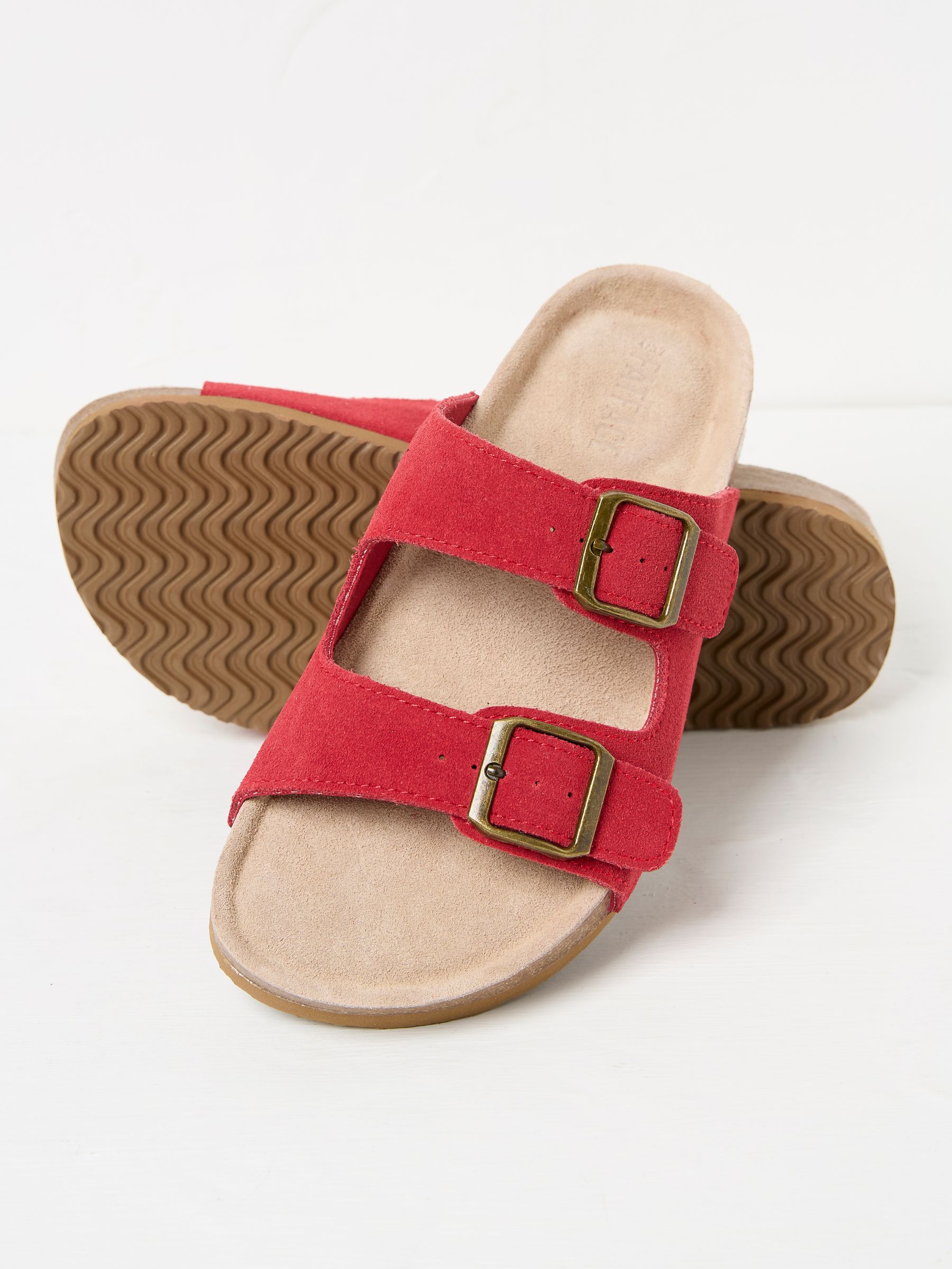 Red Leather Meldon Sandal - Image 3 of 3