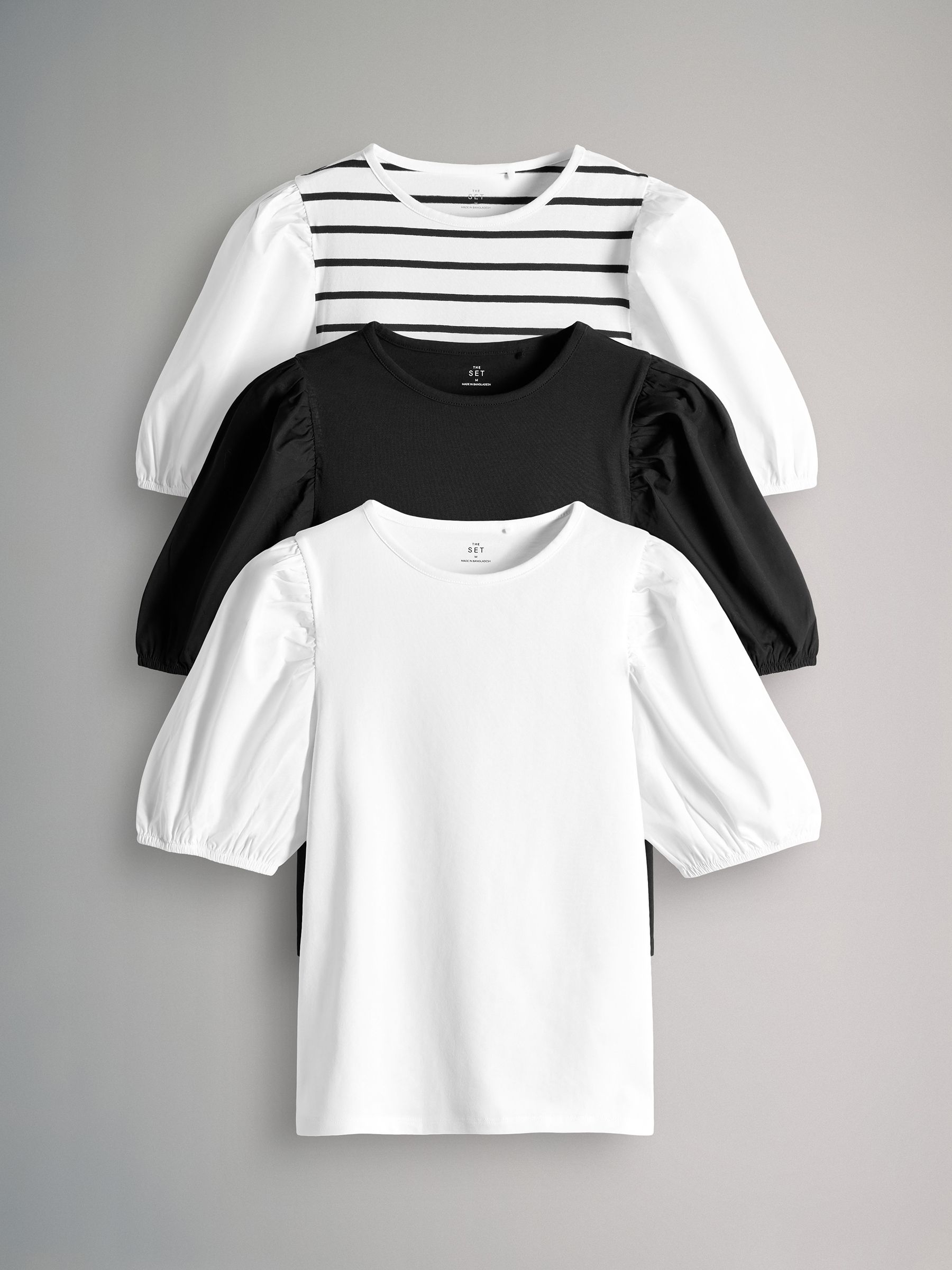 3 Pack Puff Sleeve T-Shirts - Image 1 of 6 3 Pack Puff Sleeve T-Shirts - Image 1 of 6