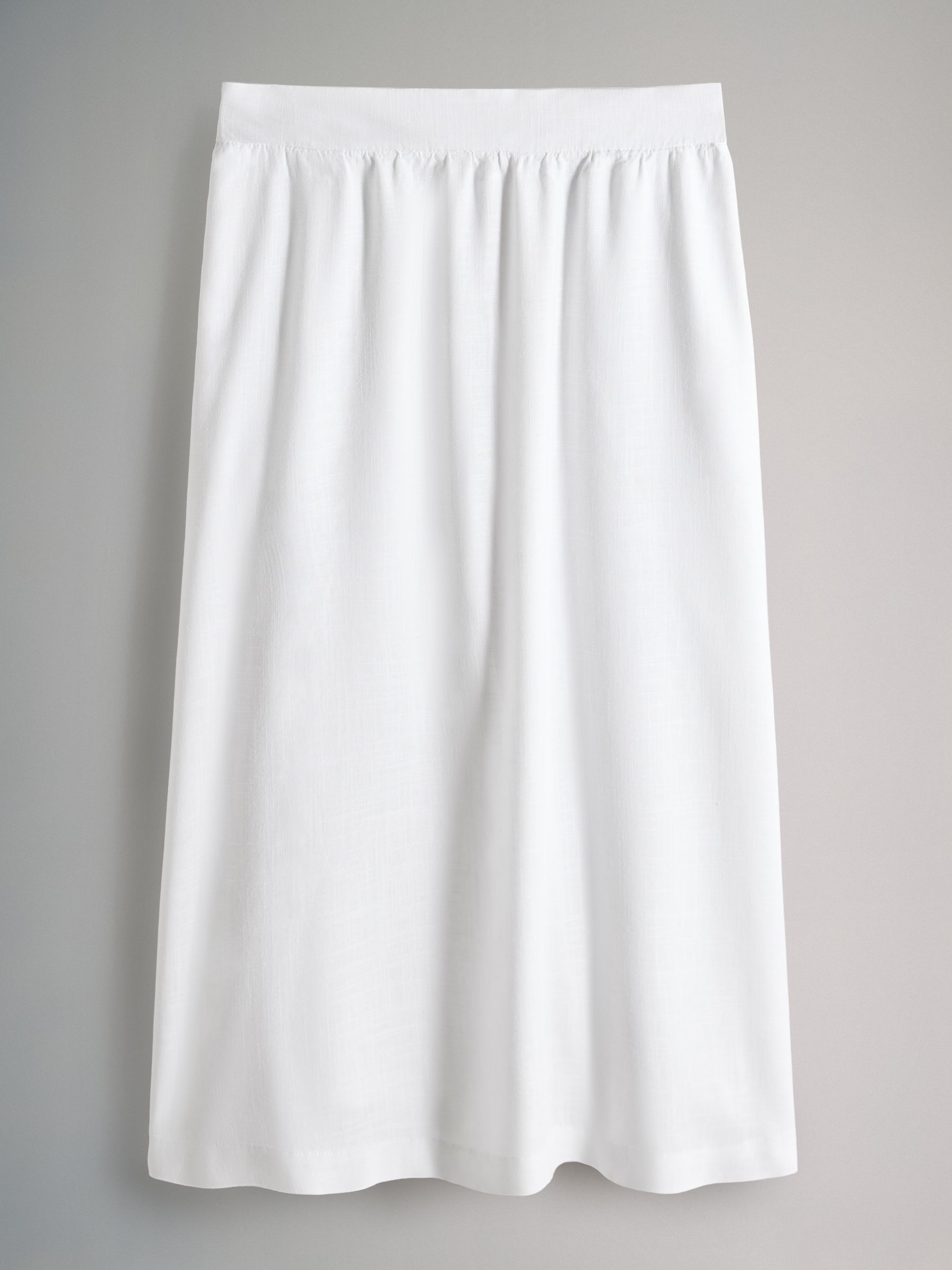 White/Black 2 Pack Pull On Maxi Skirts with Linen - Image 8 of 11