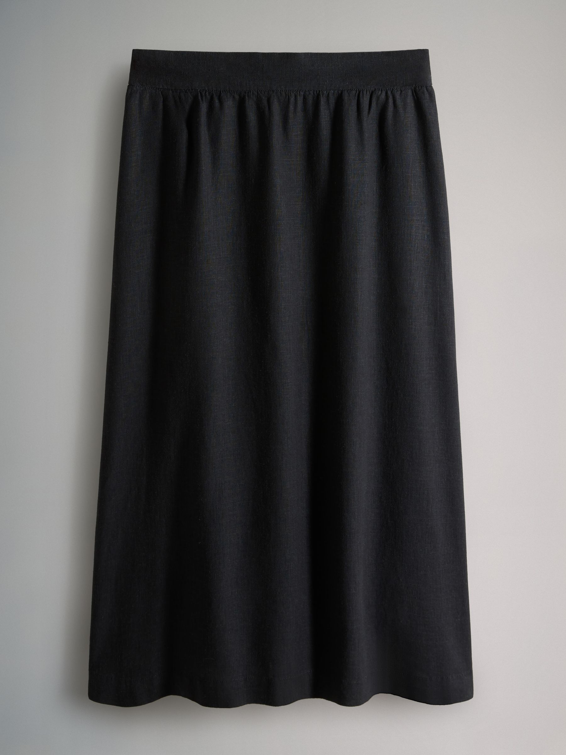 White/Black 2 Pack Pull On Maxi Skirts with Linen - Image 9 of 11