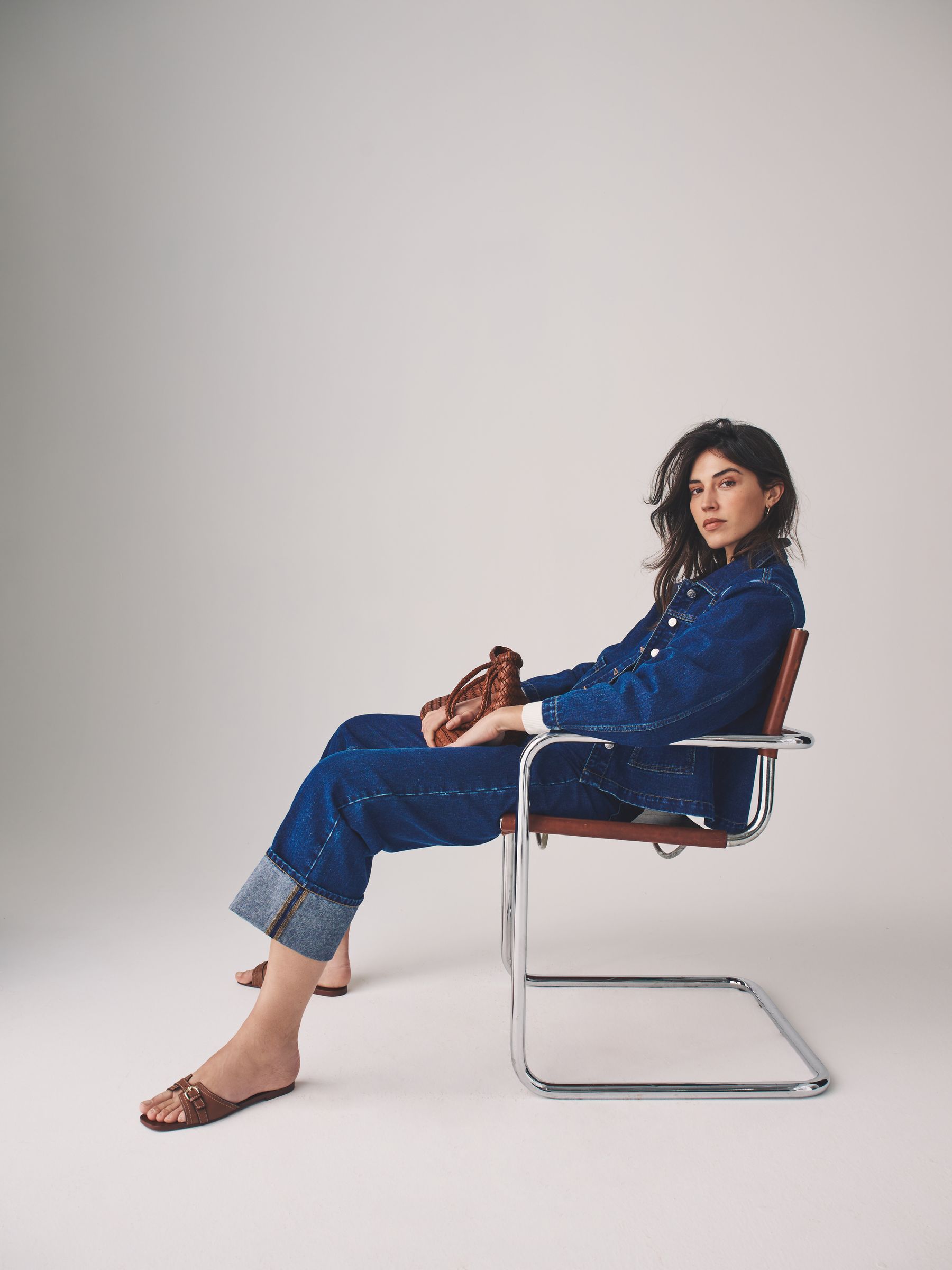 Ecru/Mid Blue - 2 Pack Denim Shackets - Image 10 of 12