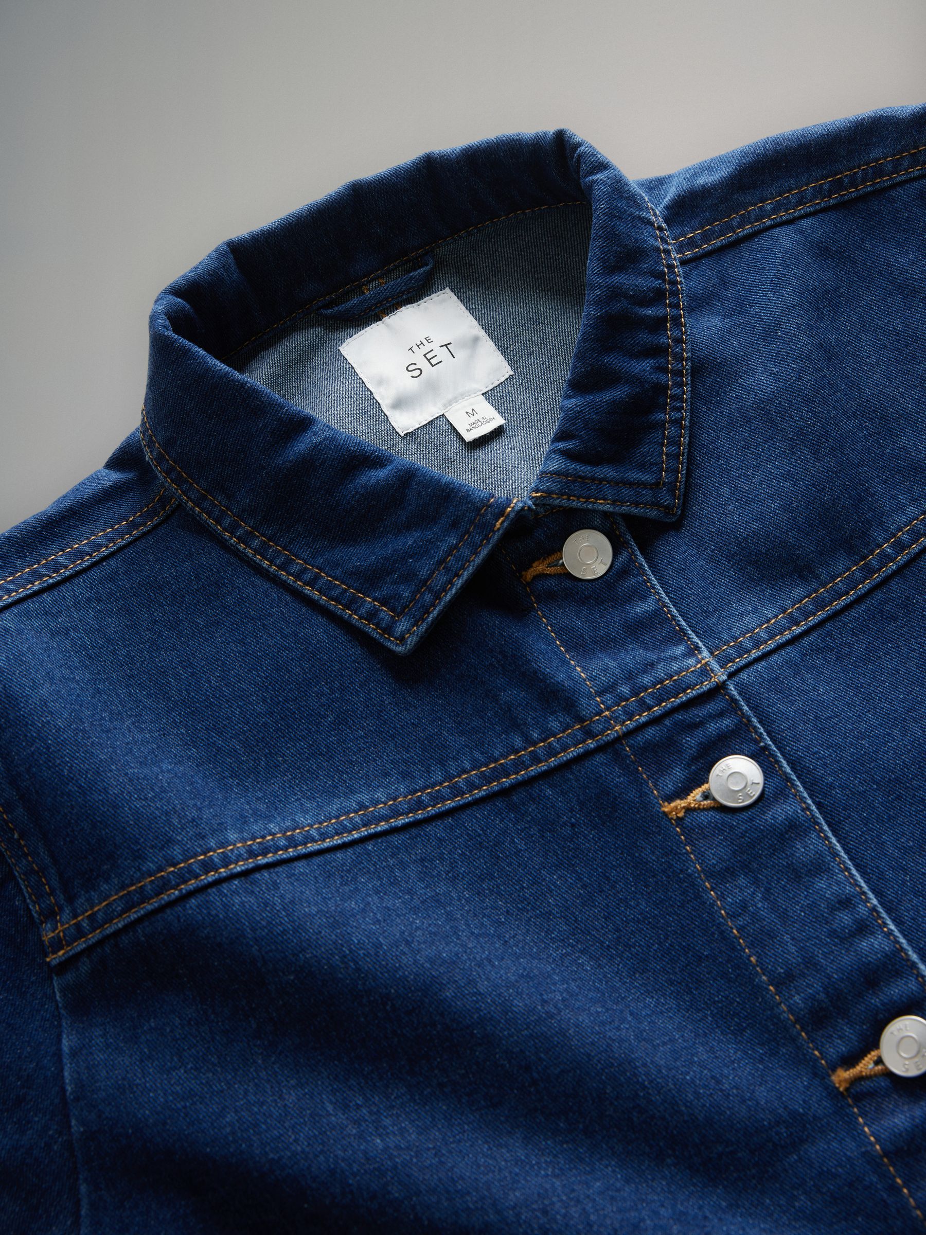 Ecru/Mid Blue - 2 Pack Denim Shackets - Image 5 of 12