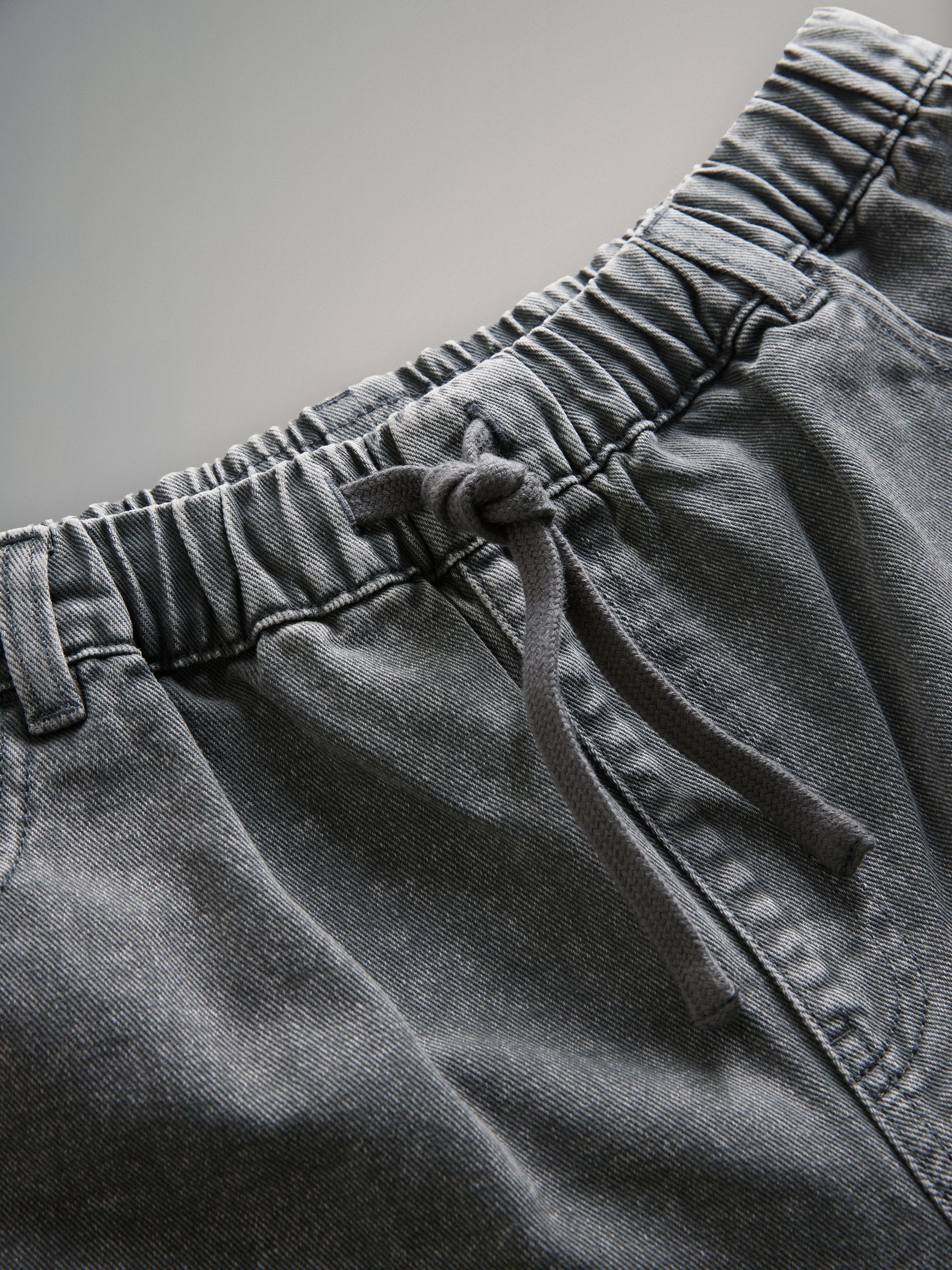 Ecru/Washed Grey 2 Pack Pull On Loose Denim Shorts - Image 11 of 11 Ecru/Washed Grey 2 Pack Pull On Loose Denim Shorts - Image 11 of 11