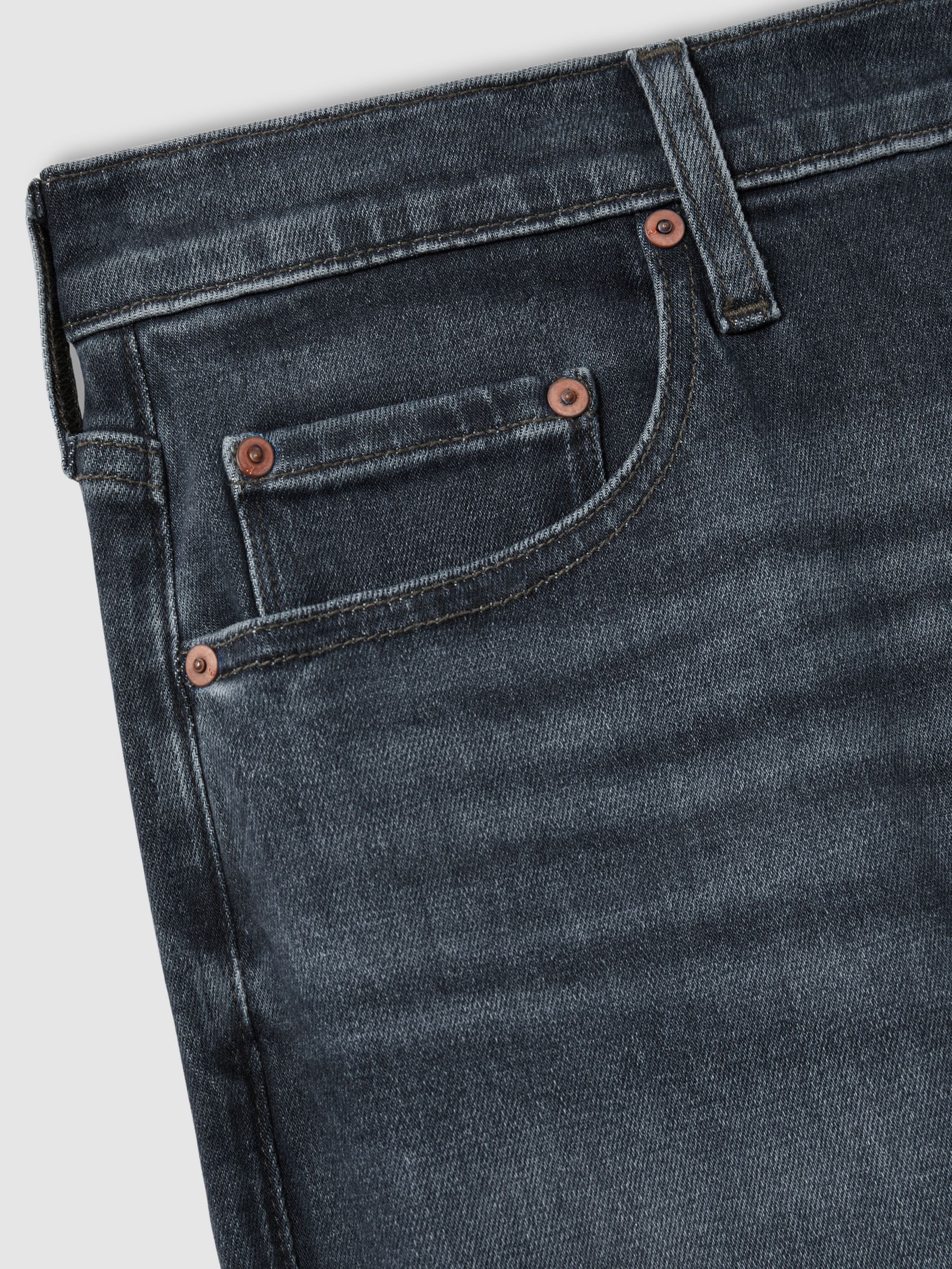 Paige Straight-Leg Jeans in Levine - Image 6 of 6