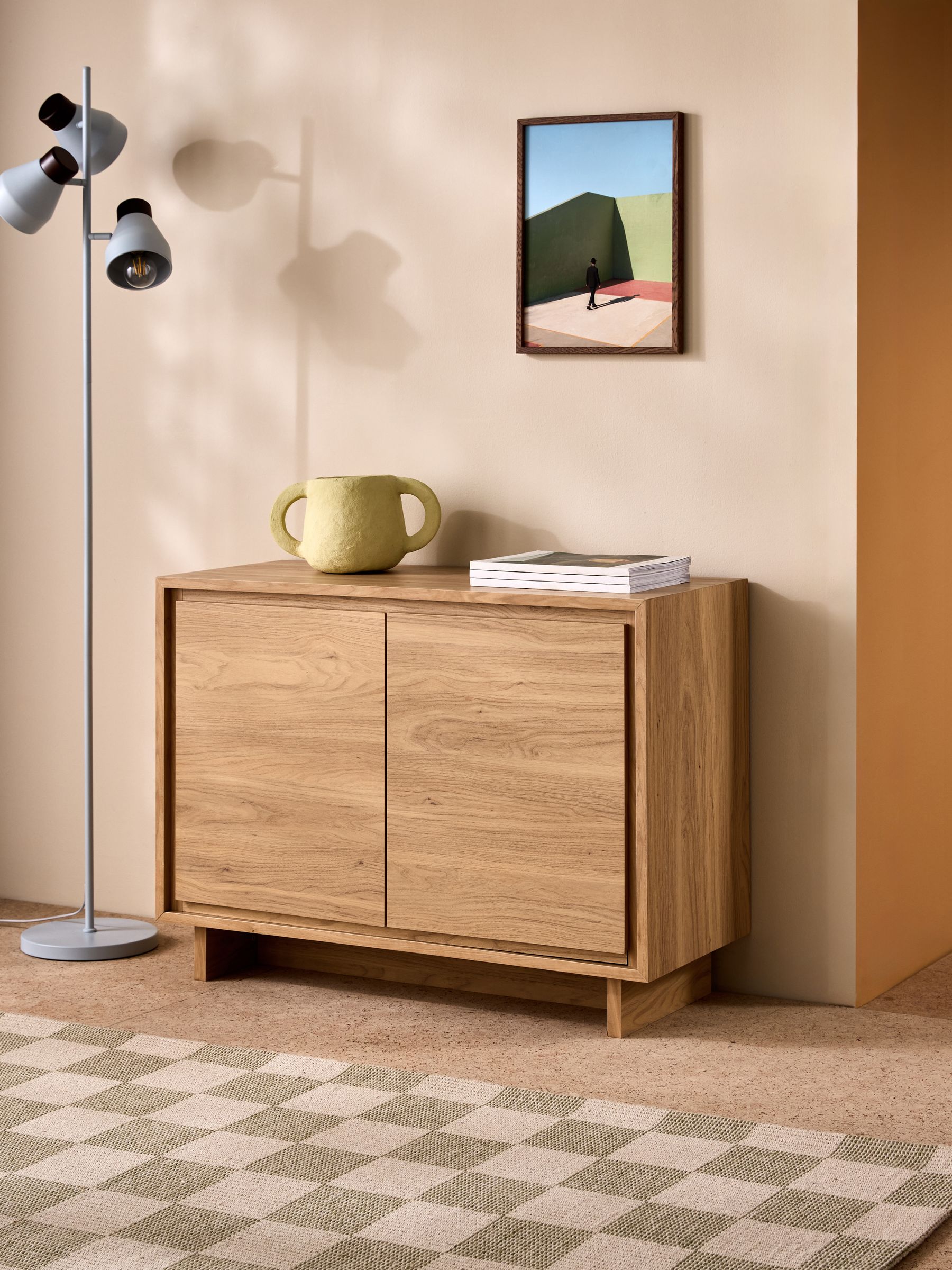 Kaci Small Sideboard in Oak Effect - Image 1 of 6