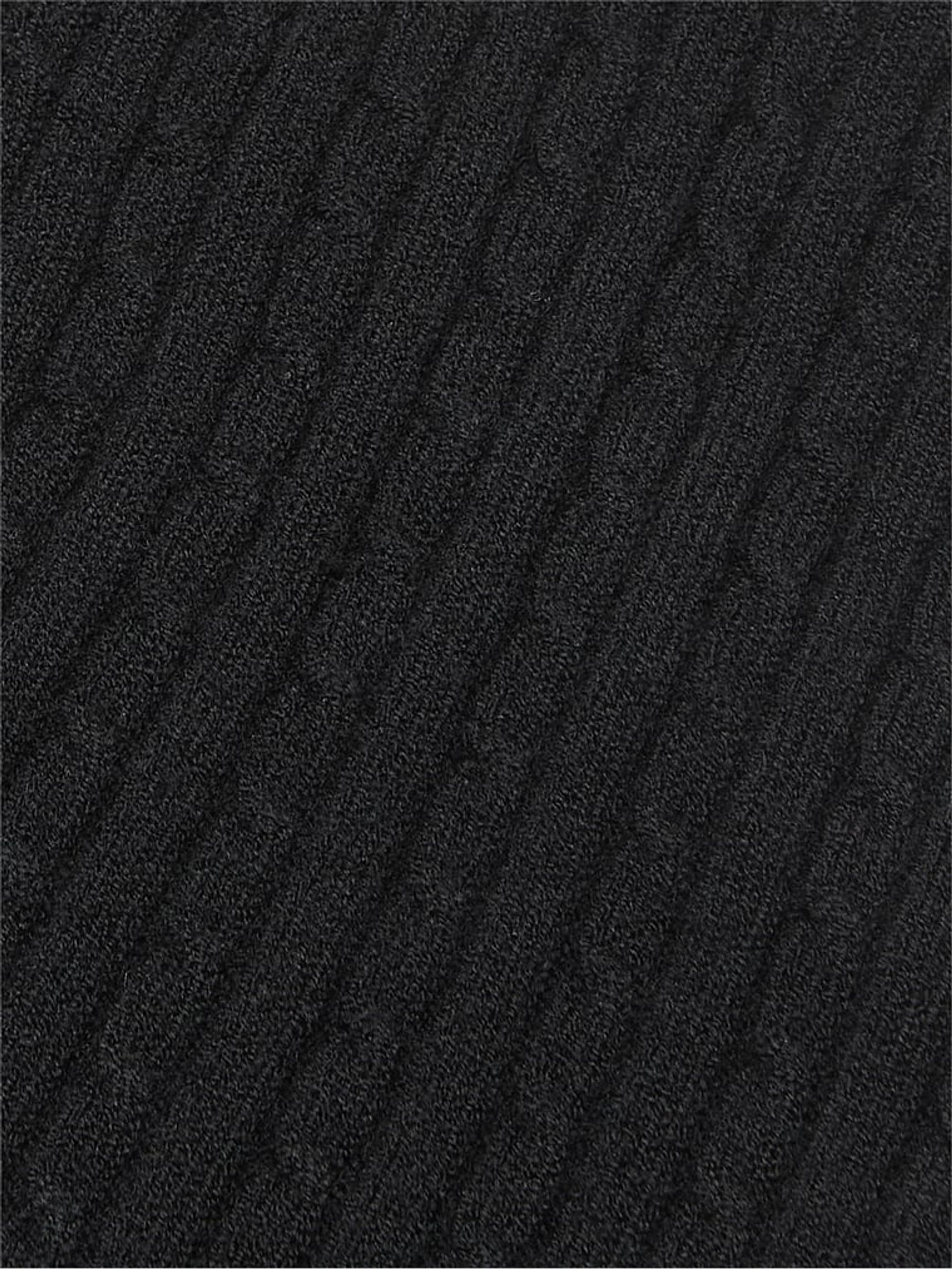 Black Logo Cable Knit Tank Bralette - Image 4 of 4