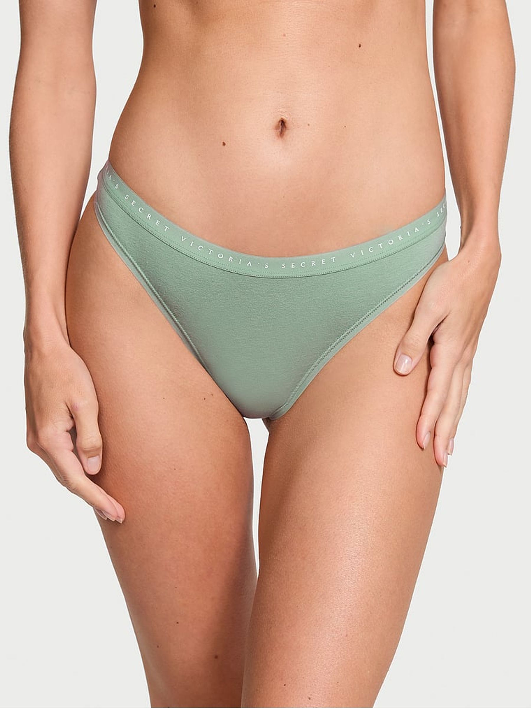 Seasalt Green Thong Knickers - Image 1 of 3