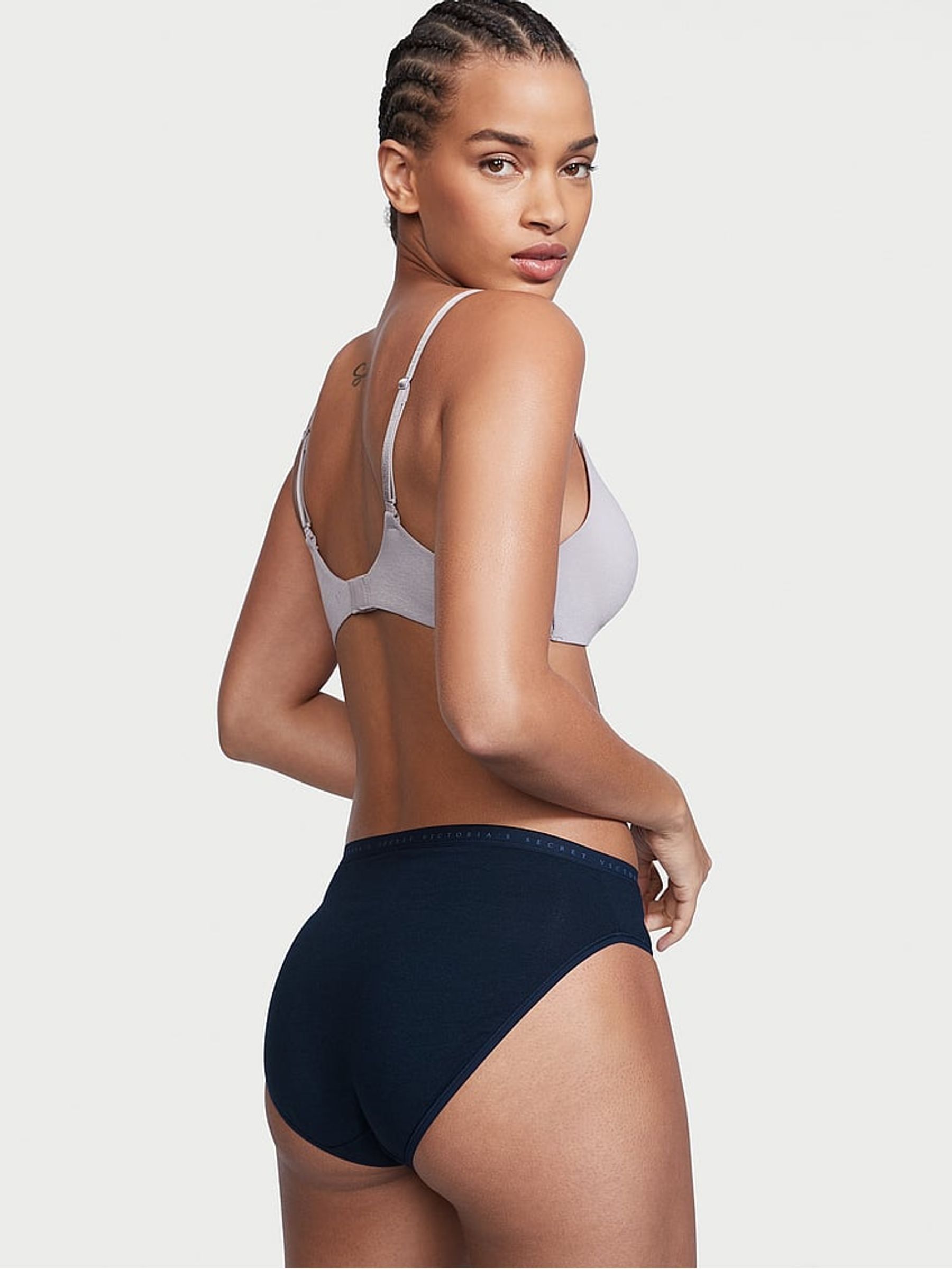 Noir Navy Blue Brief Knickers - Image 2 of 3