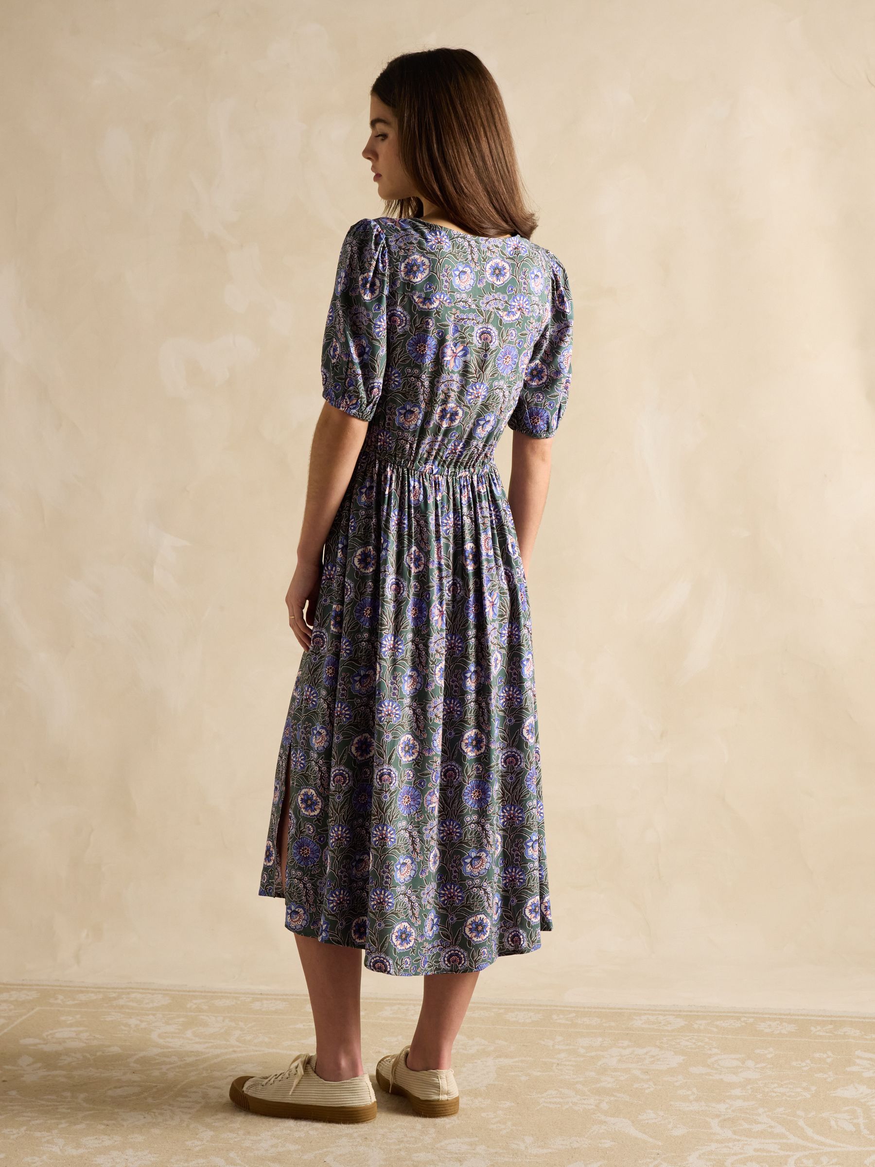 Adele Green Midi Dress - Image 2 of 6