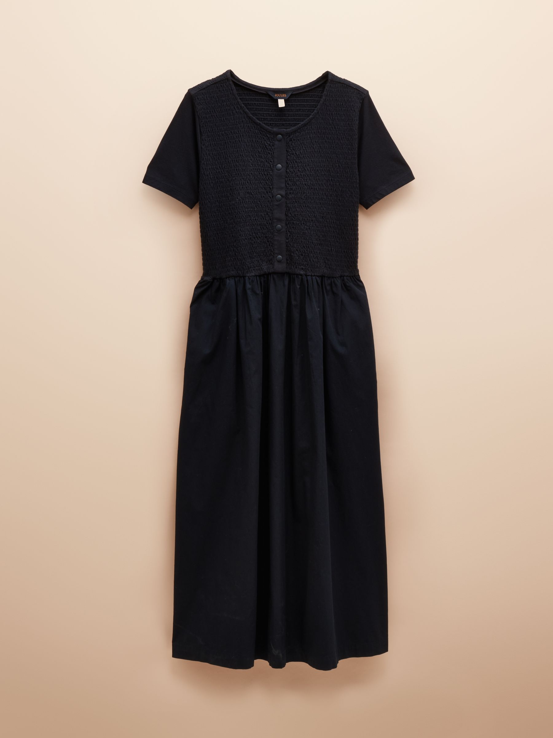 Mila Navy Cotton Midi Dress - Image 7 of 7