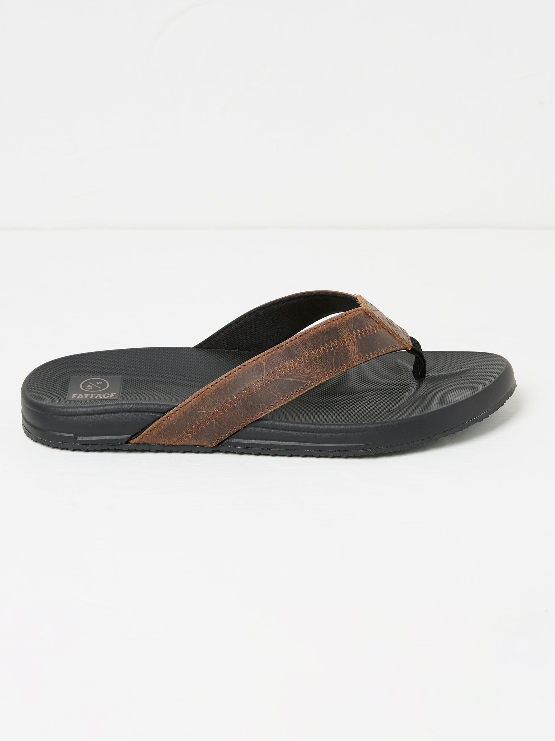 Burke Brown Comfort Flip Flop FatFace