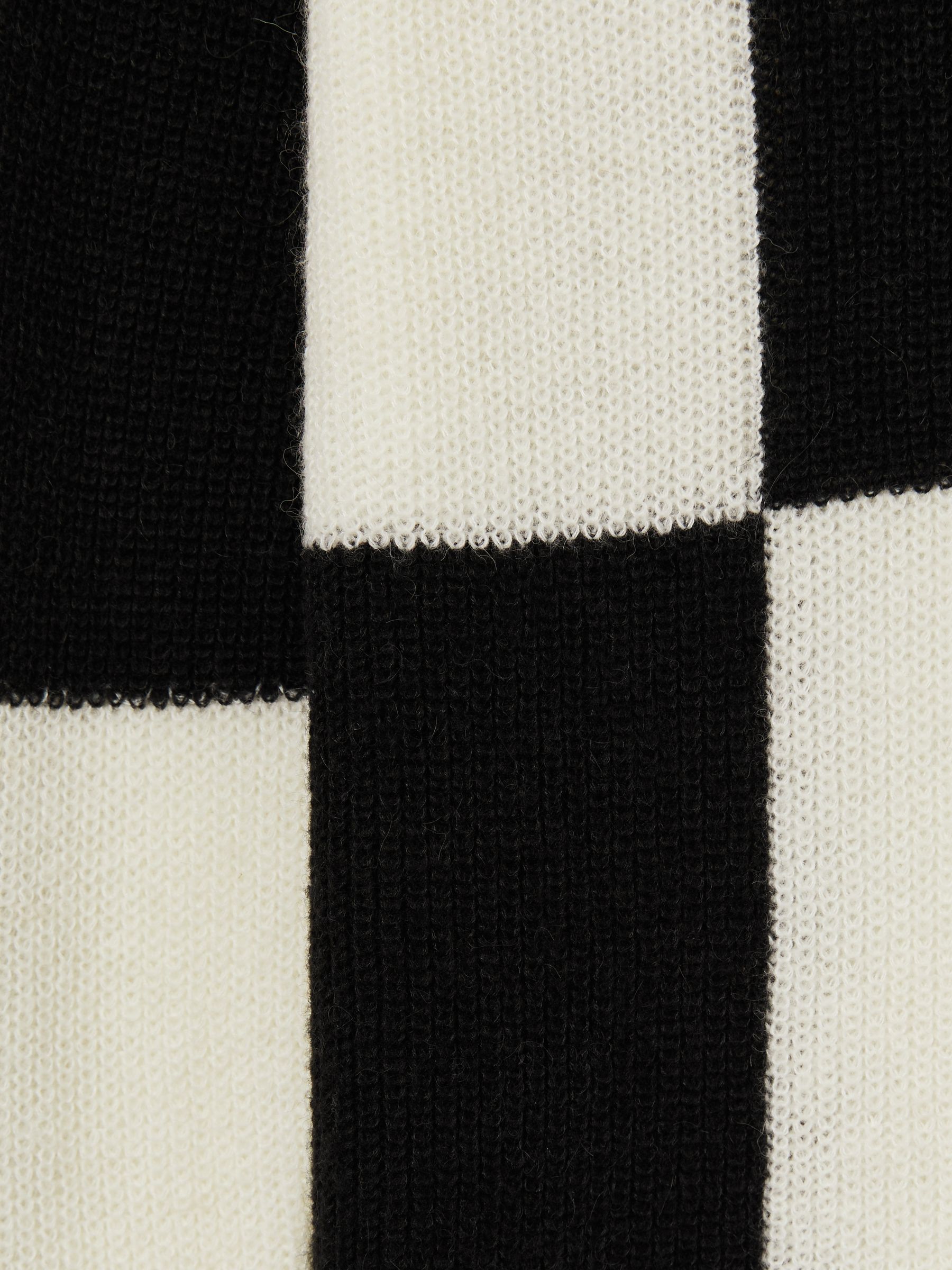 13-14 yrs Colourblock-Intarsia Jumper with Wool and Alpaca in Black - Image 4 of 4
